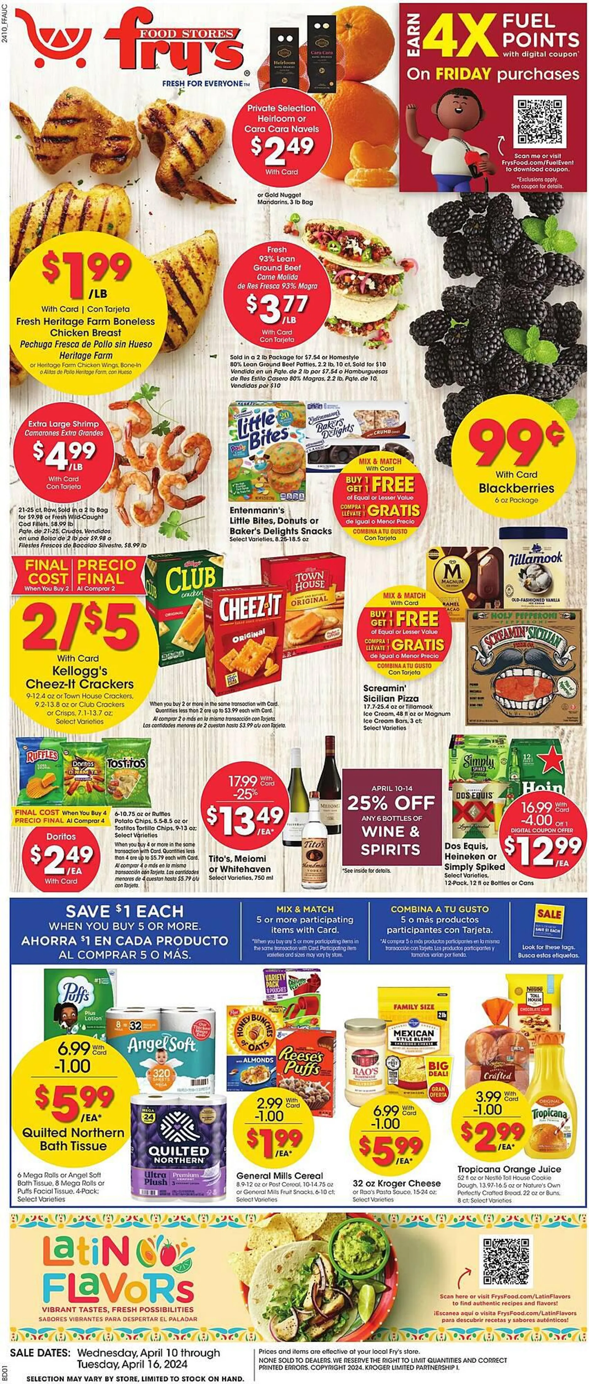 Weekly ad Fry's Weekly Ad from April 10 to April 16 2024 - Page 