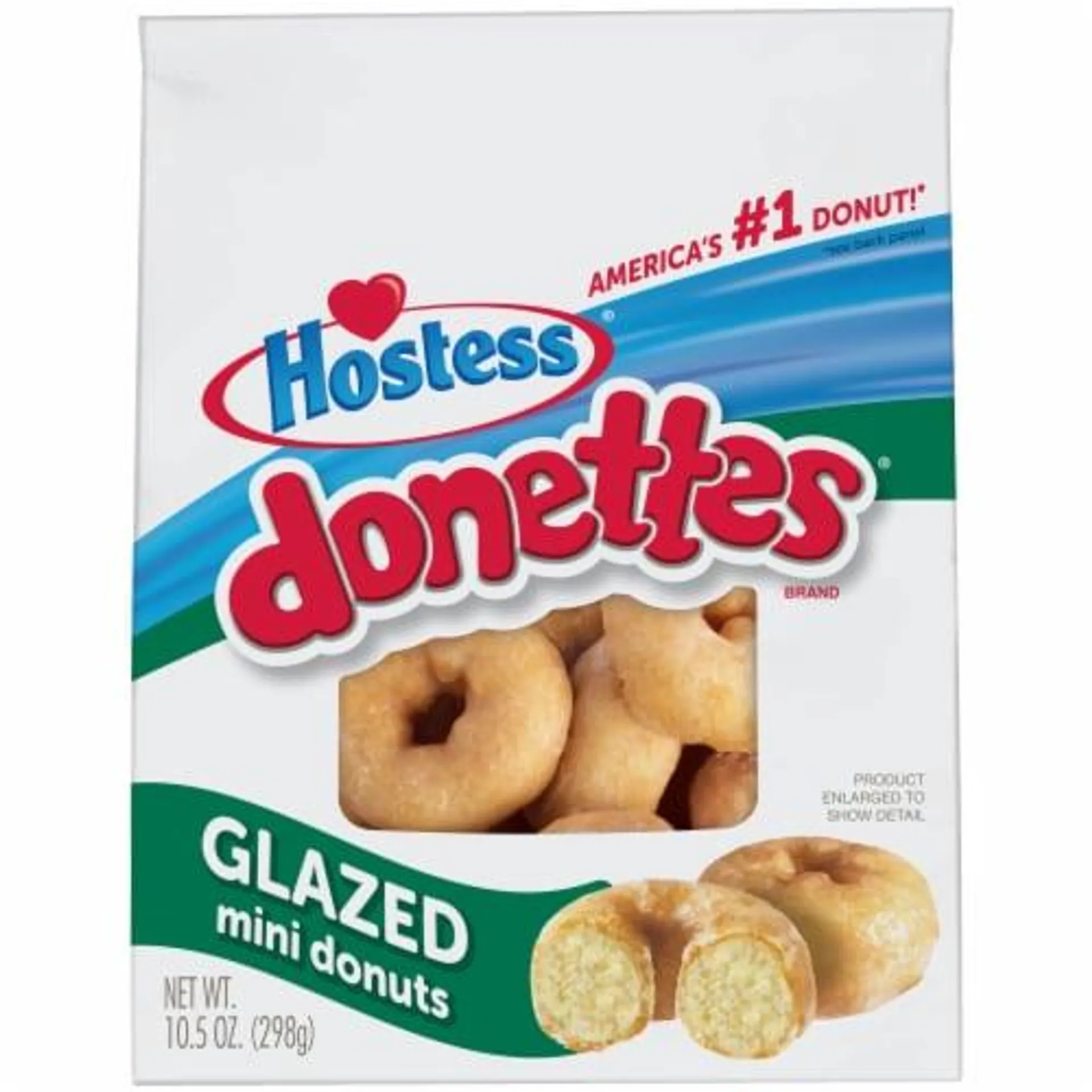 HOSTESS Glazed DONETTES Bag, Mini Donuts