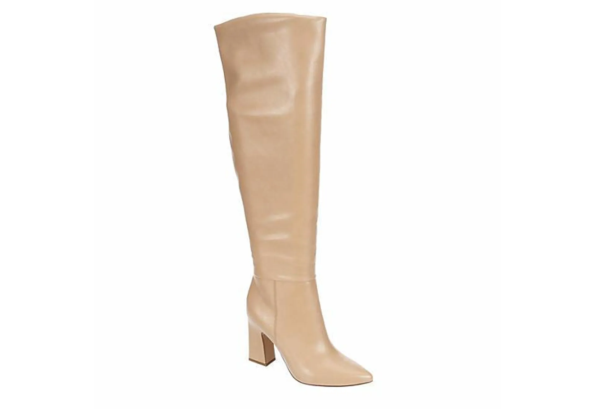 Michael By Michael Shannon Womens Camille Wide Calf Over The Knee Boot - Latte