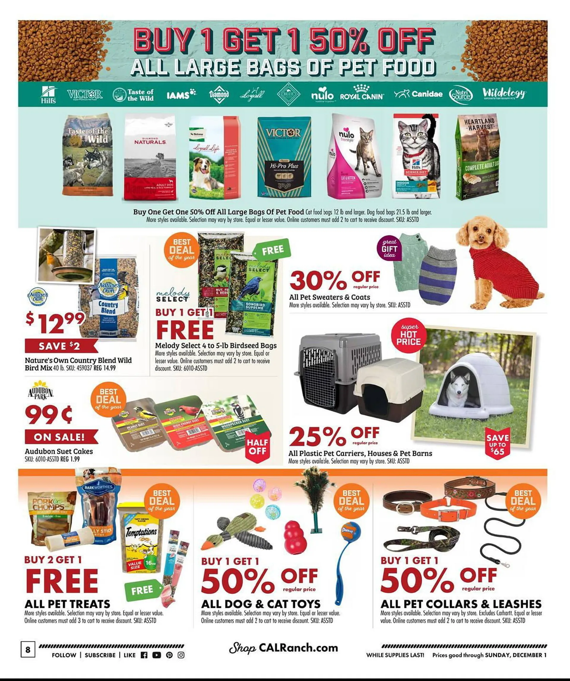 Weekly ad C A L Ranch Stores Weekly Ad from November 29 to December 1 2024 - Page 8