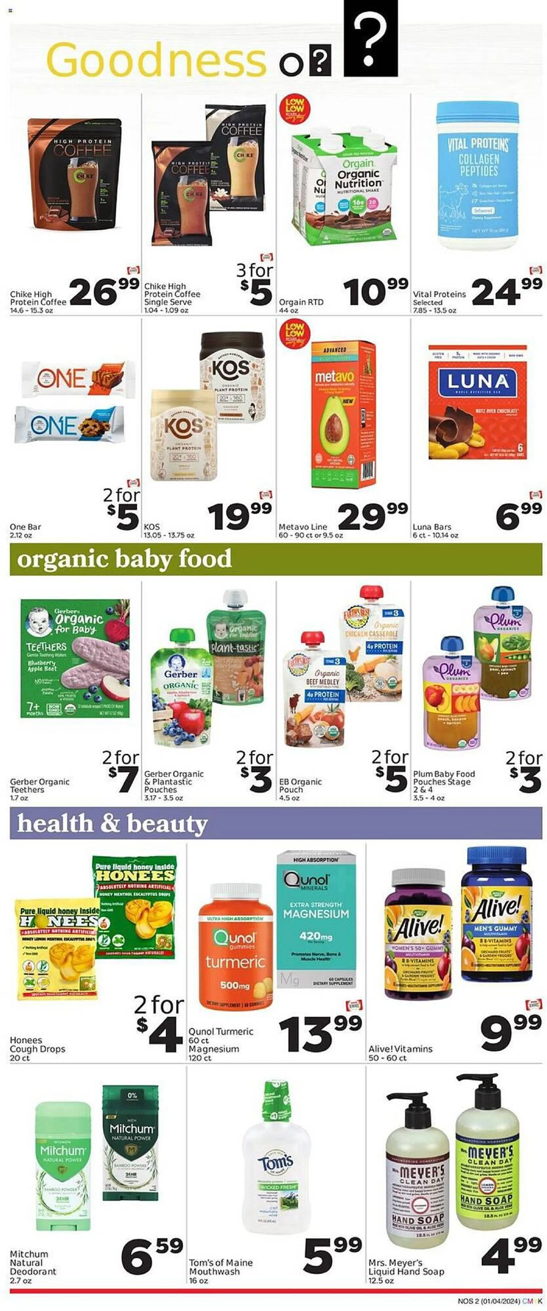 Weekly ad Weis Markets Weekly Ad from January 4 to January 31 2024 - Page 