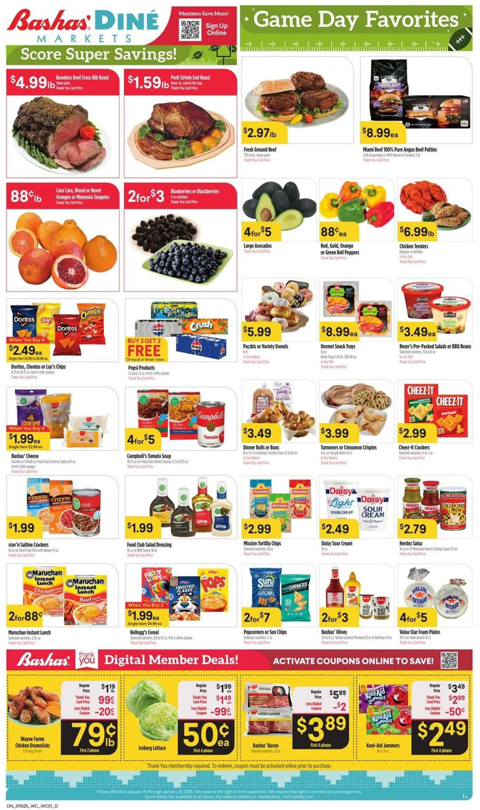 Weekly ad Bashas Current weekly ad from January 15 to January 21 2025 - Page 2