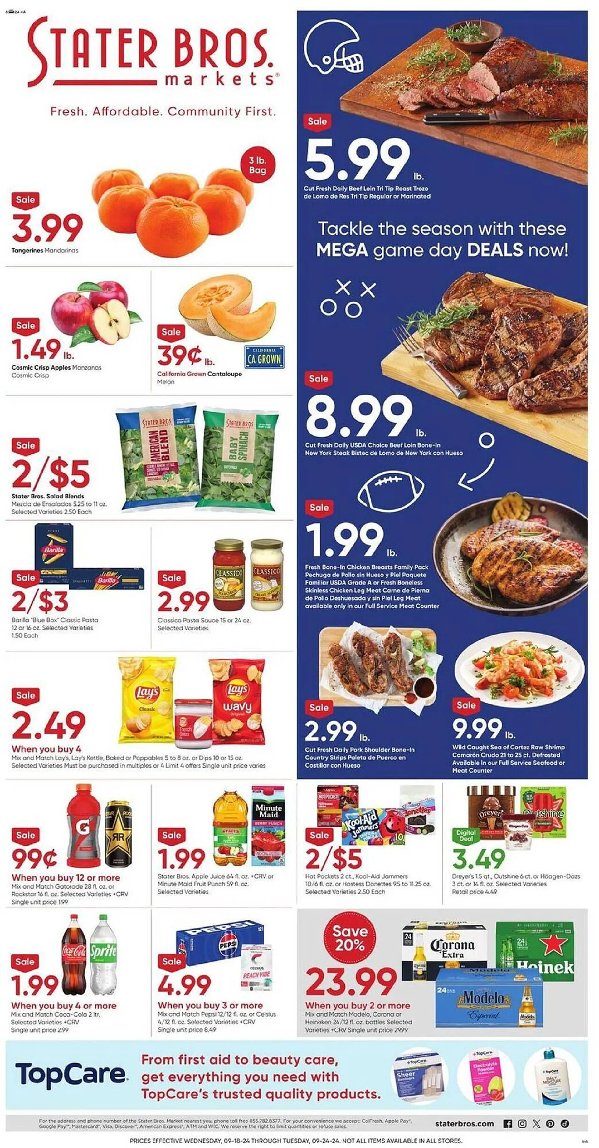 Stater Bros Weekly Ad - 1