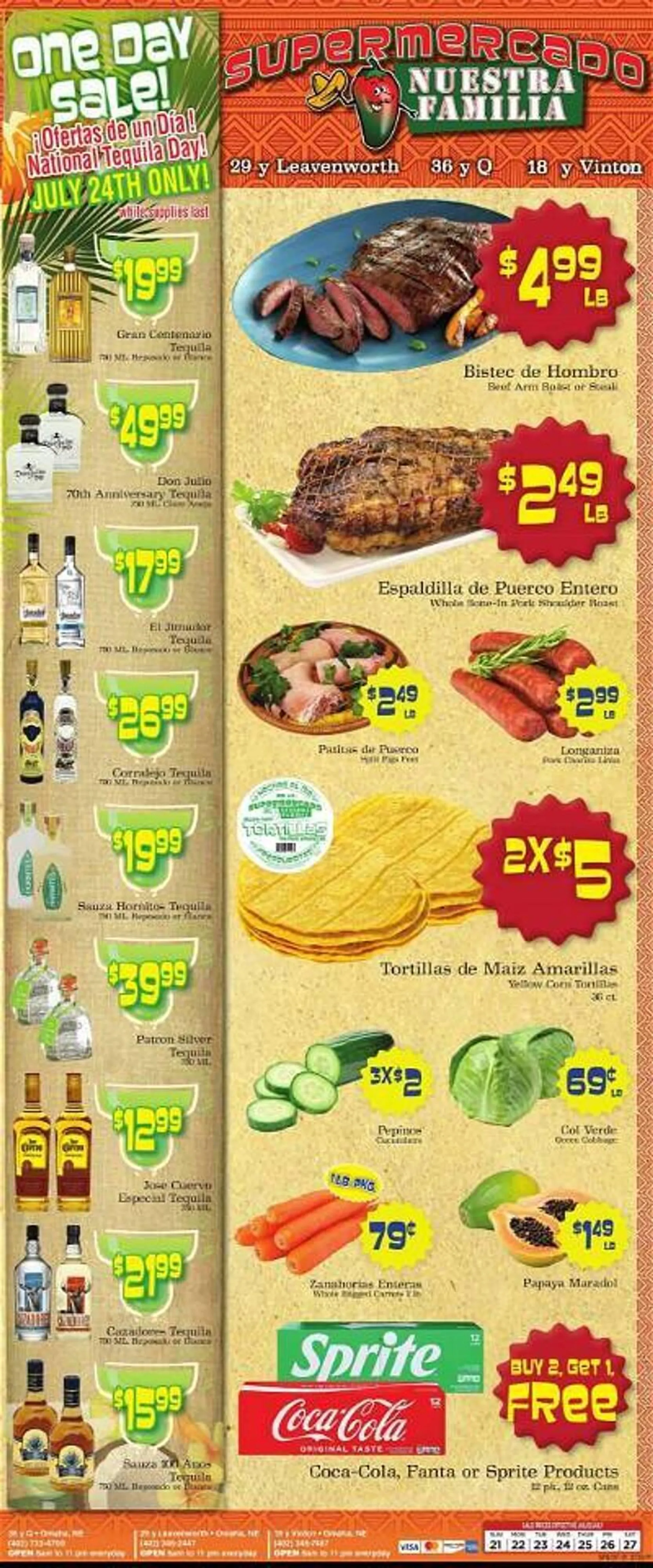 Supermercado Nuestra Familia Weekly Ad - 1