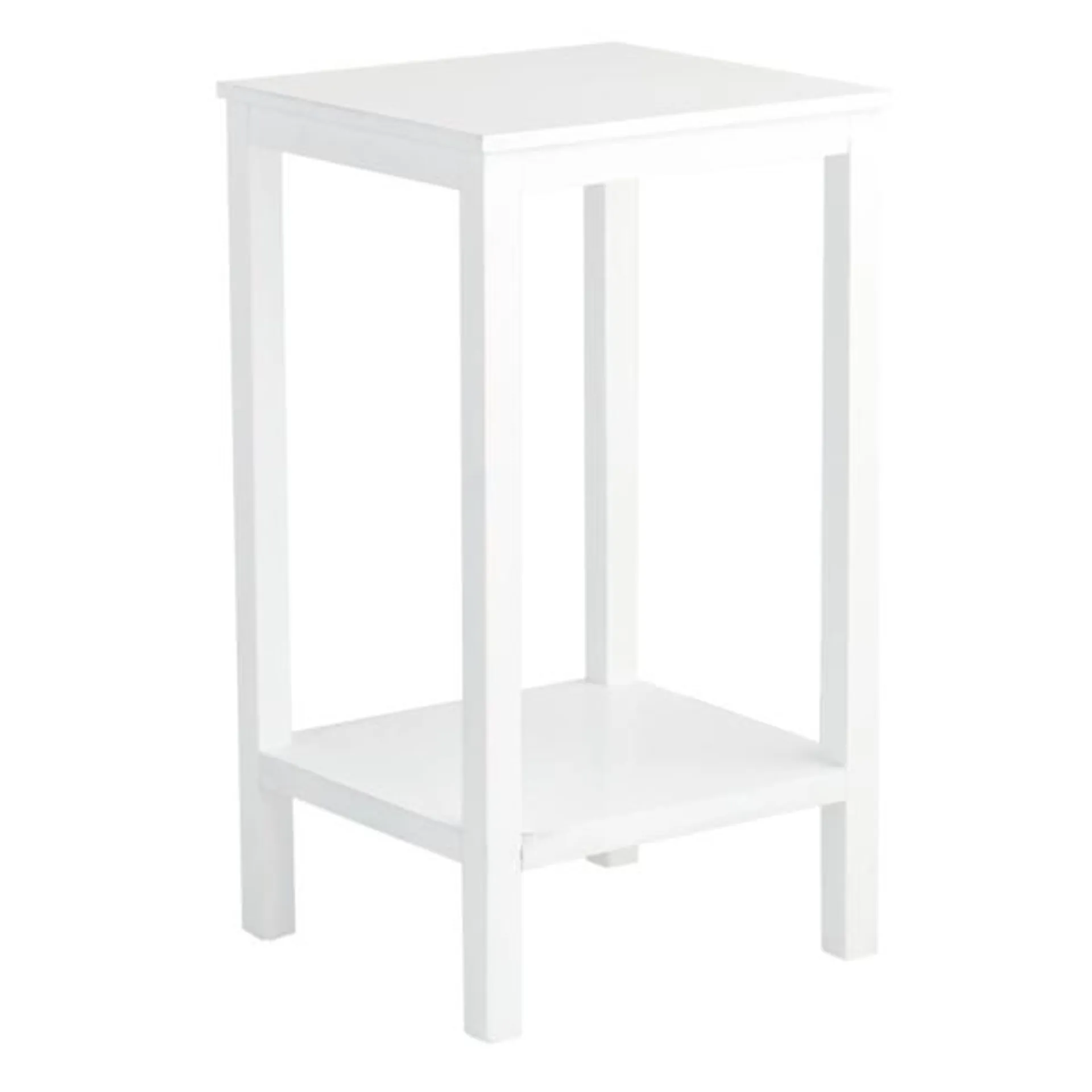 Providence Pratt White Square Accent Table, 25"