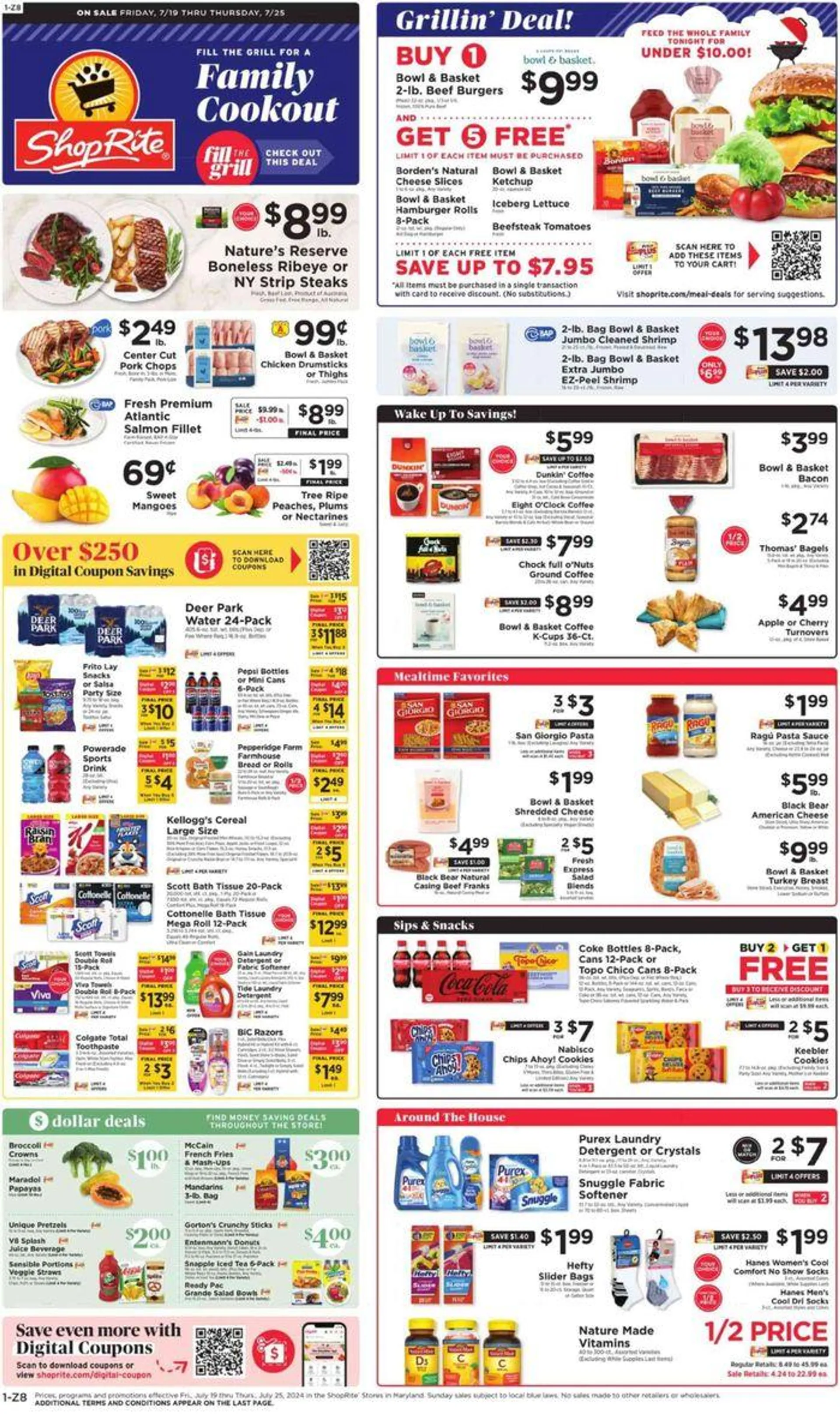 Weekly ad Family Cookout from July 19 to July 25 2024 - Page 1