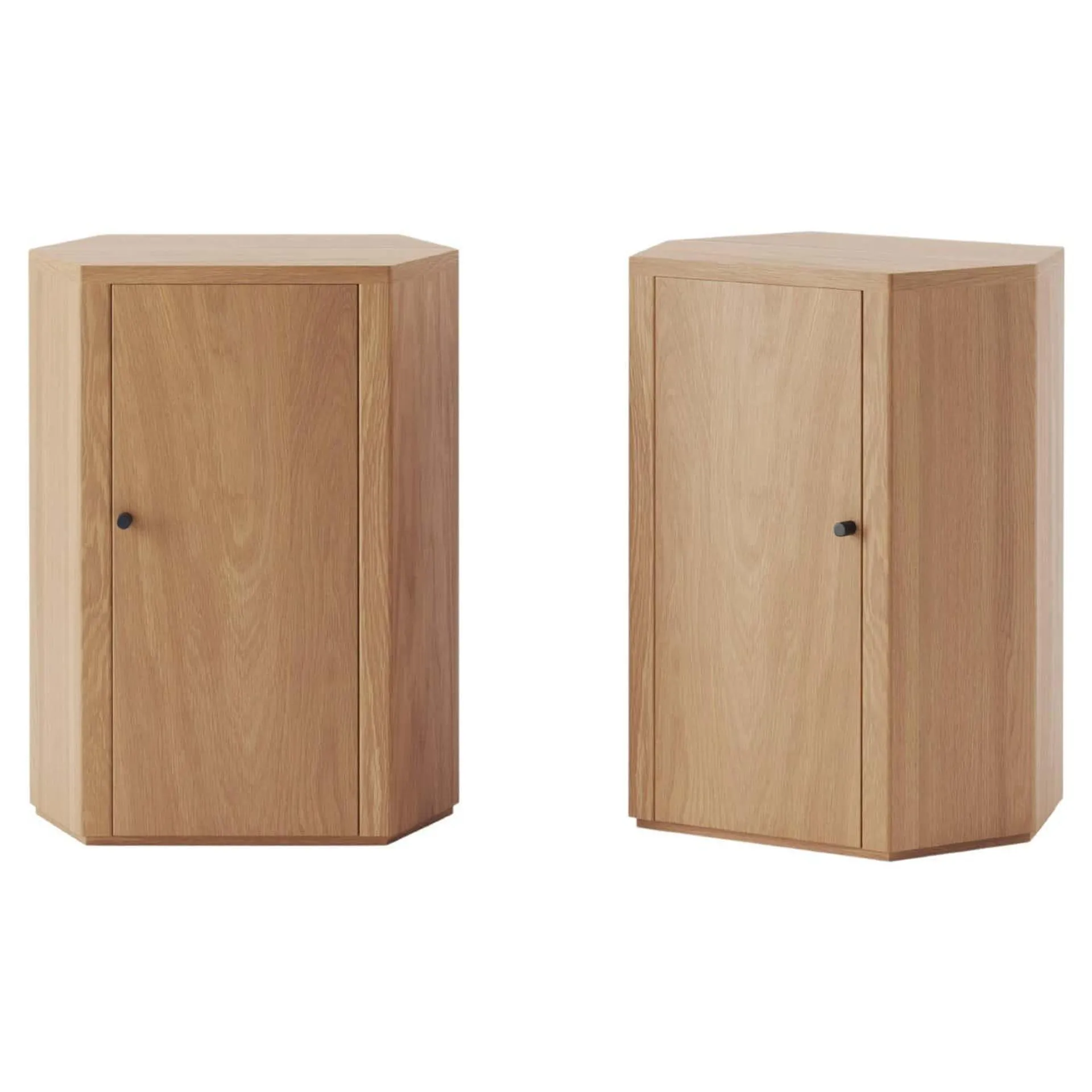 Pair of Park Night Stands in Oak by Yaniv Chen for Lemon