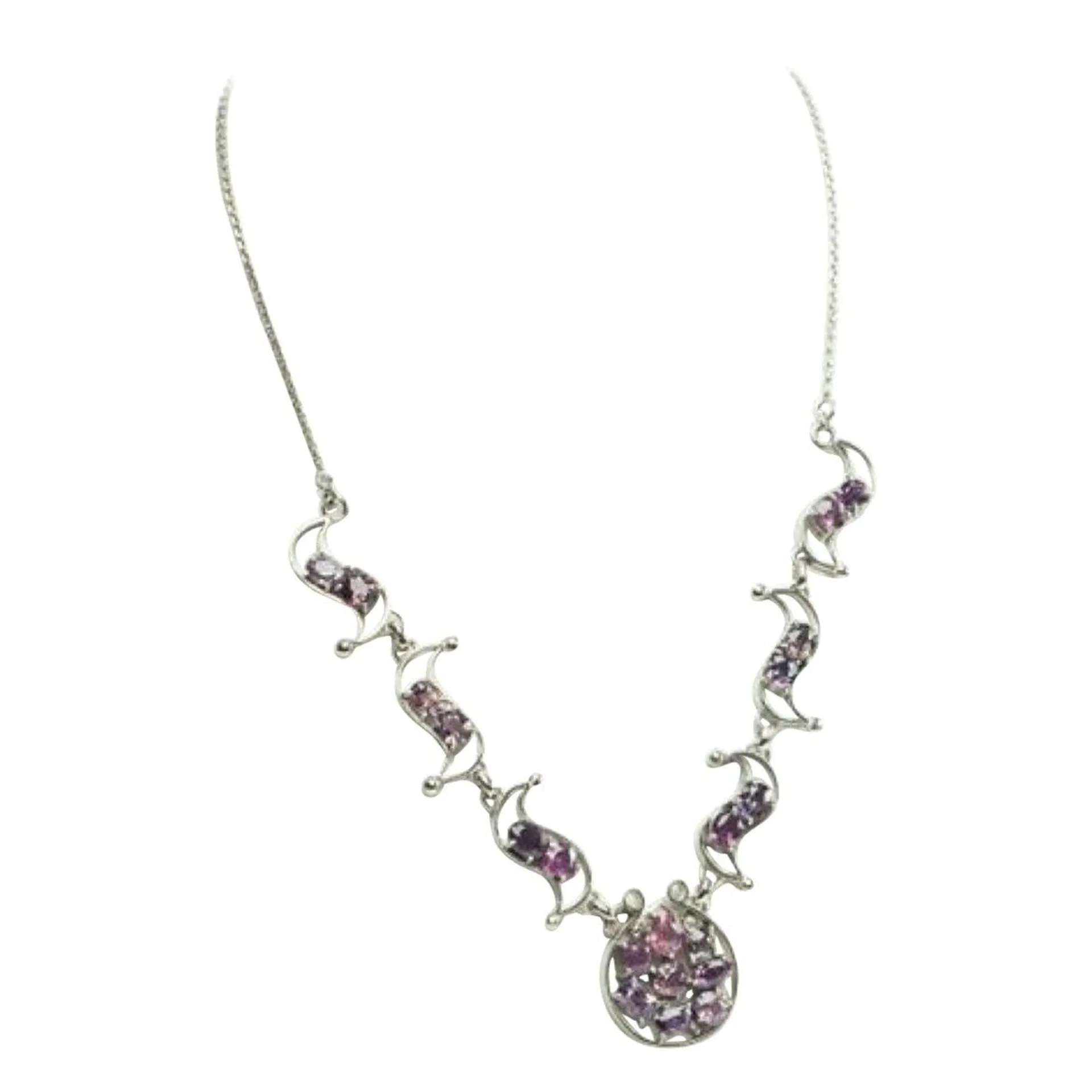 Pink Sapphire Celebration Necklace