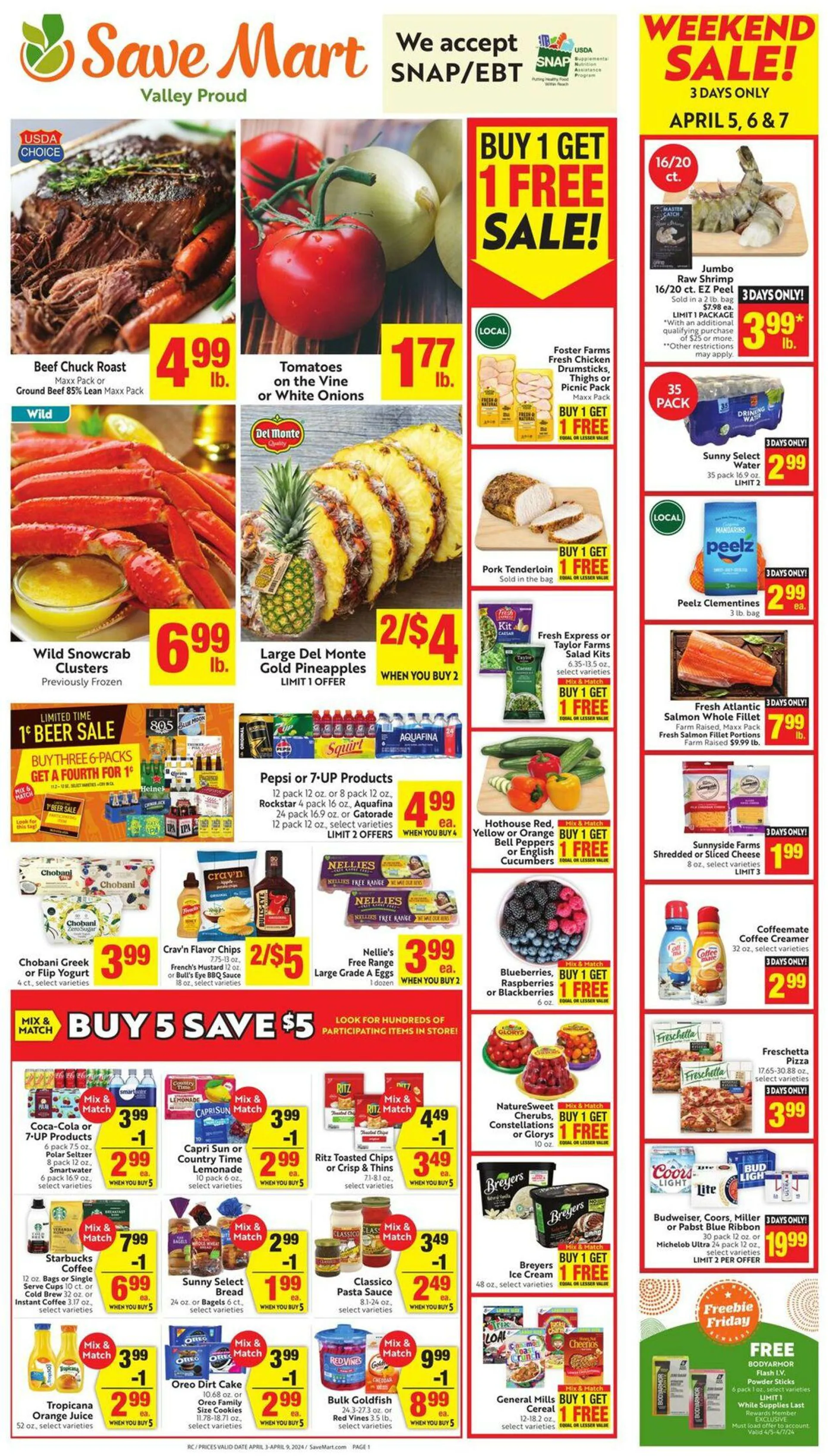 Weekly ad Save Mart Current weekly ad from April 3 to April 9 2024 - Page 