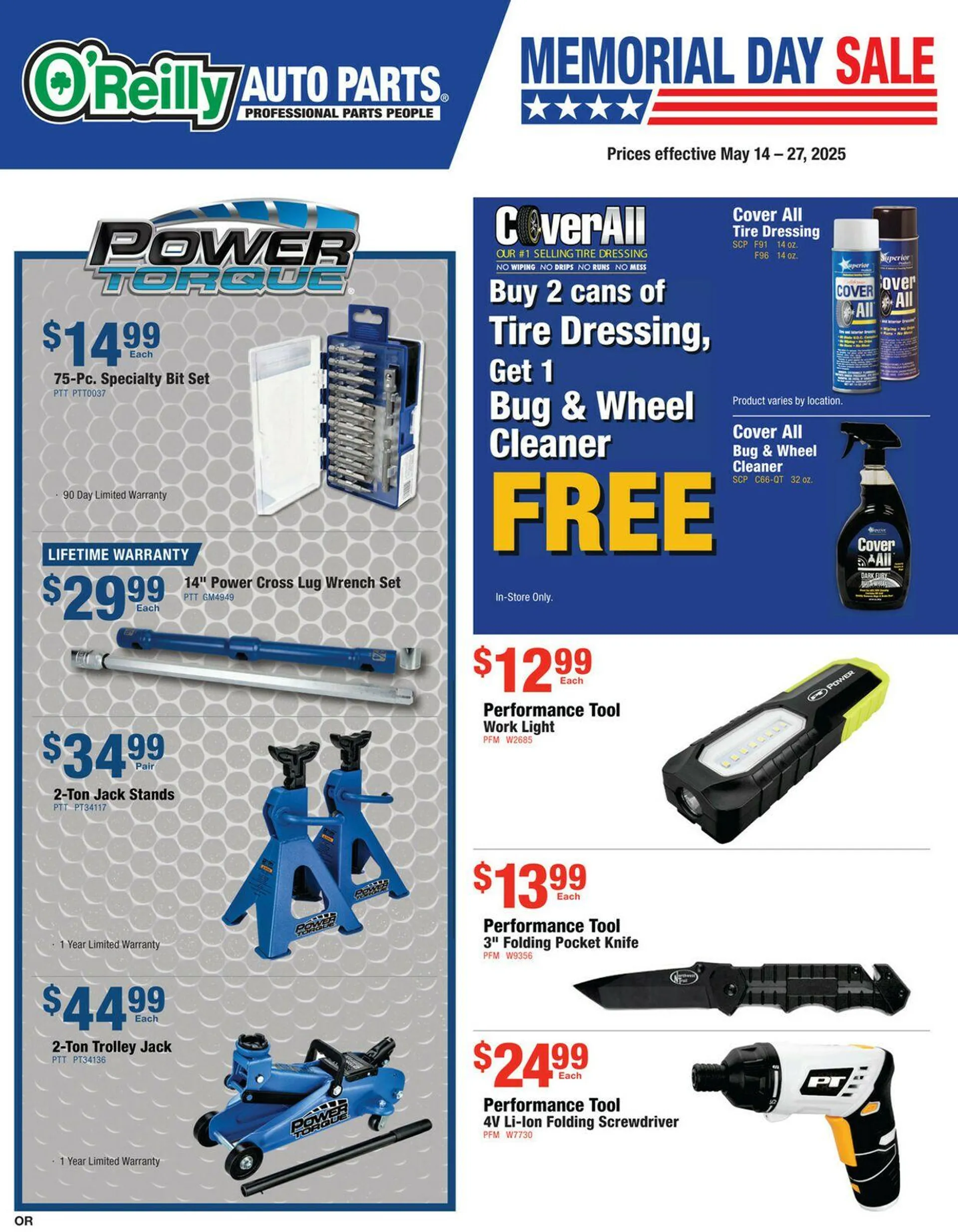 Weekly ad O’Reilly Auto Parts from May 14 to May 27 2025 - Page 2