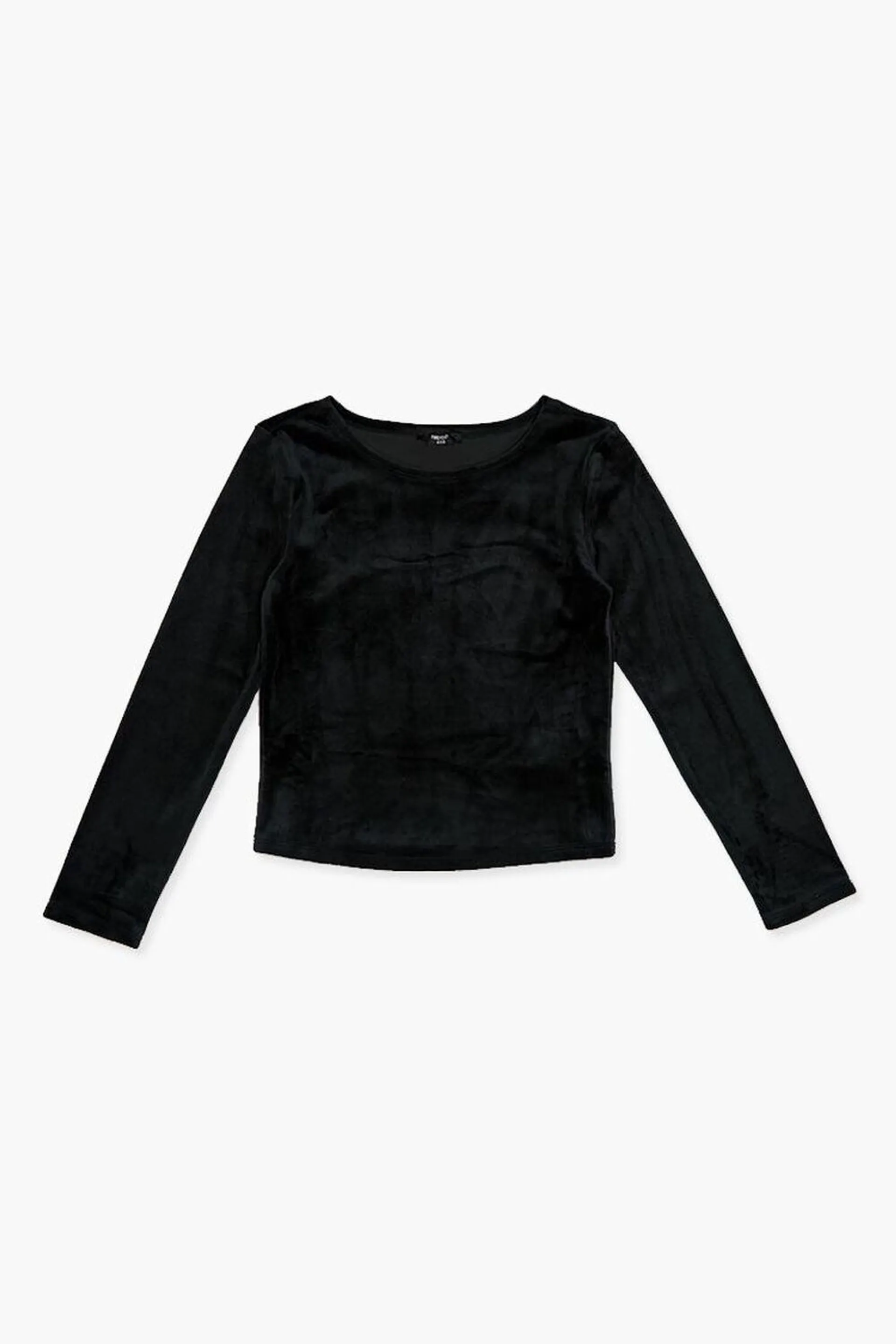 Girls Velour Long-Sleeve Top (Kids)