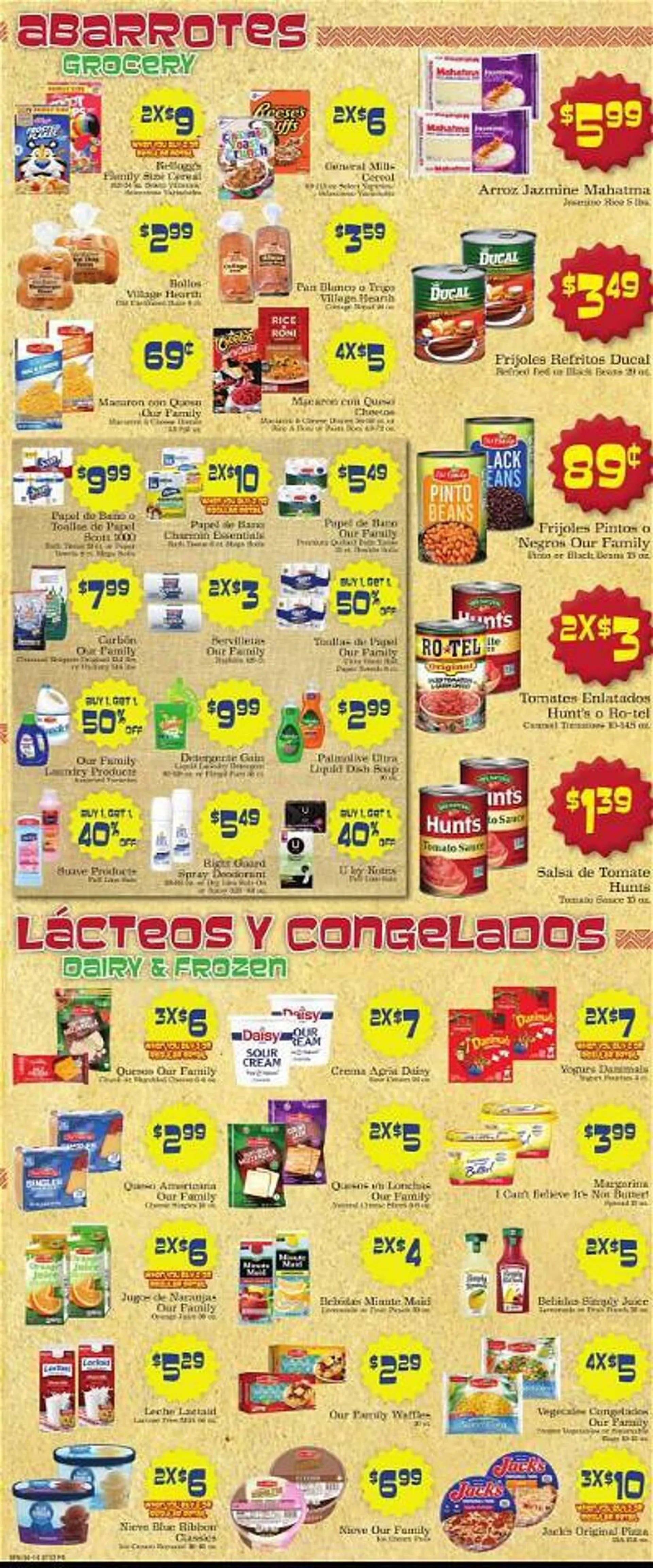 Weekly ad Supermercado Nuestra Familia Weekly Ad from April 14 to April 20 2024 - Page 4