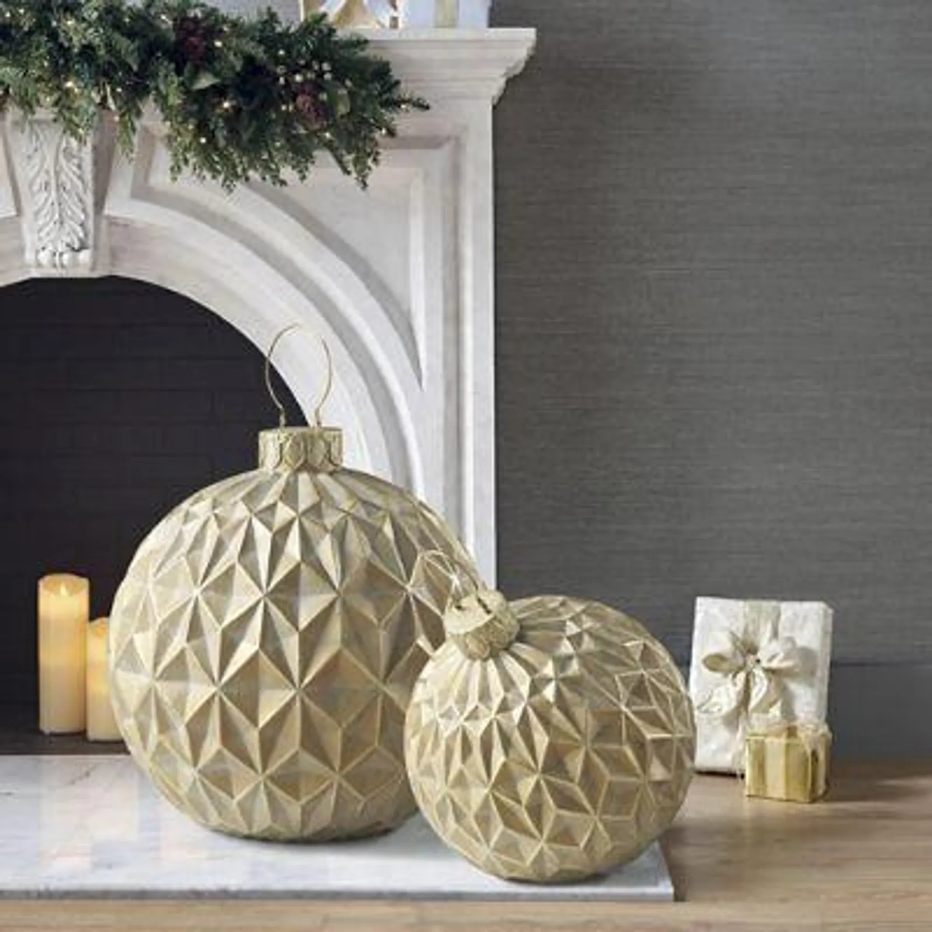 Oversized Decorative Ornaments