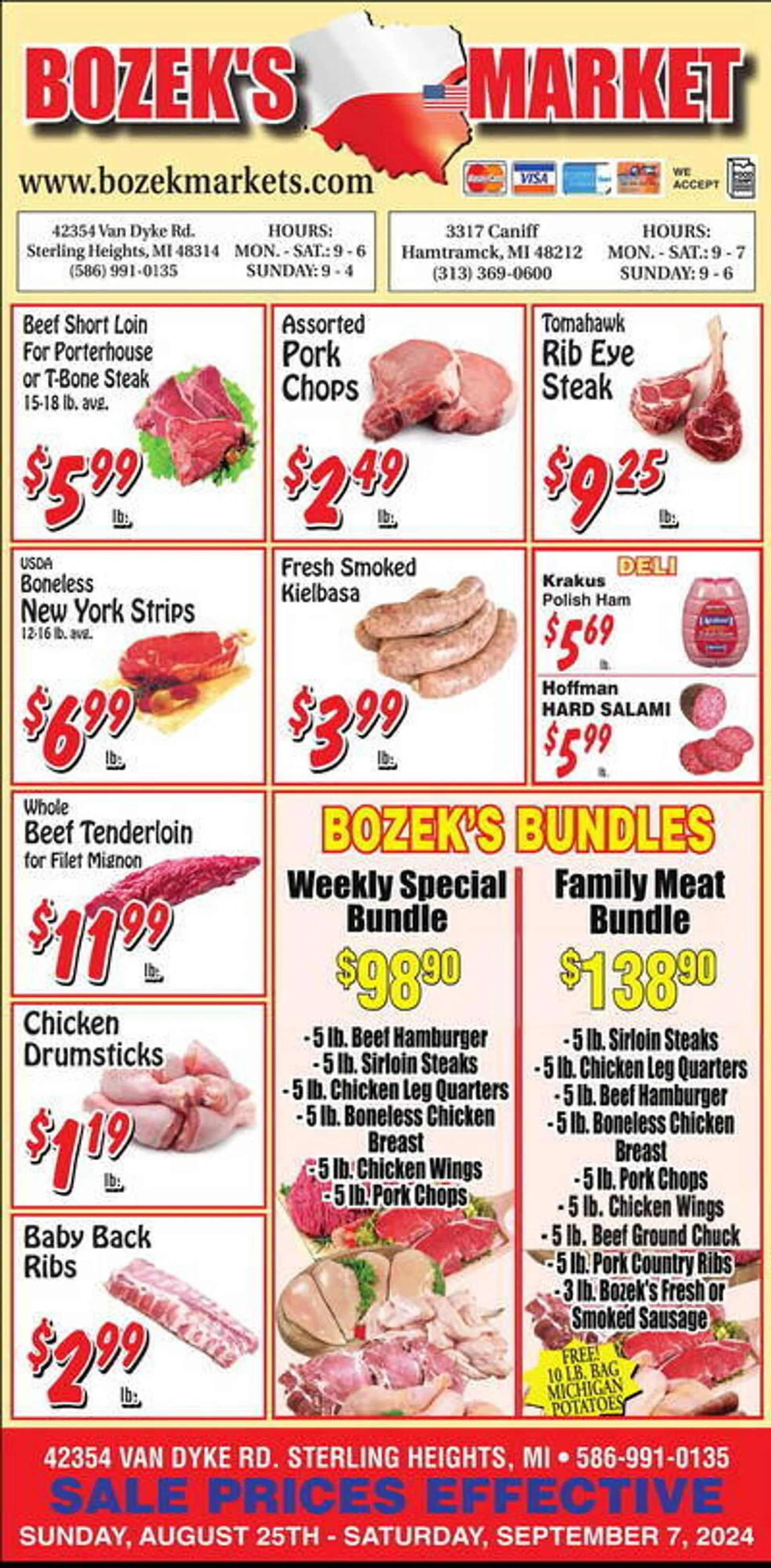 Bozeks Market Weekly Ad - 1