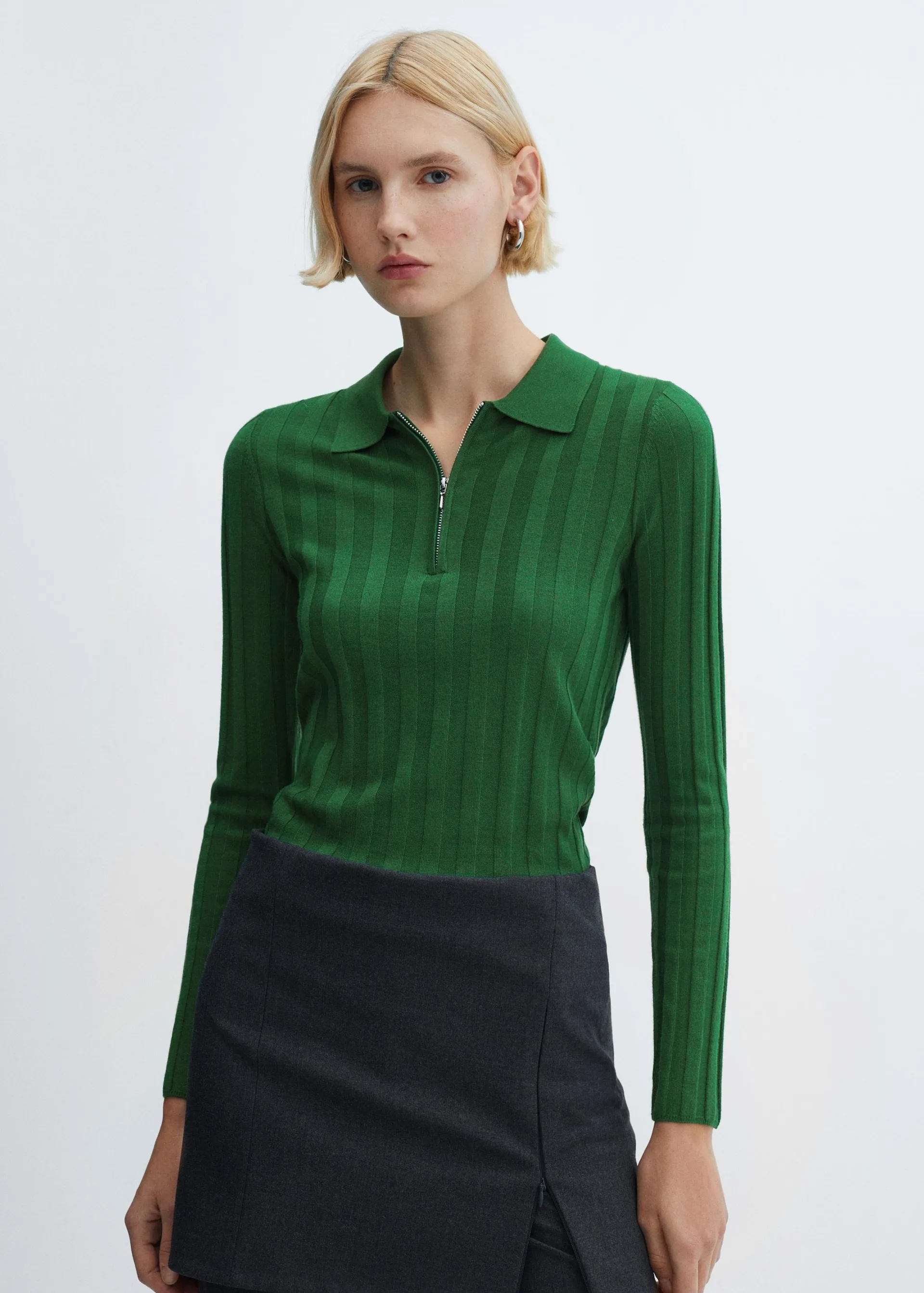 Jersey cuello cremallera