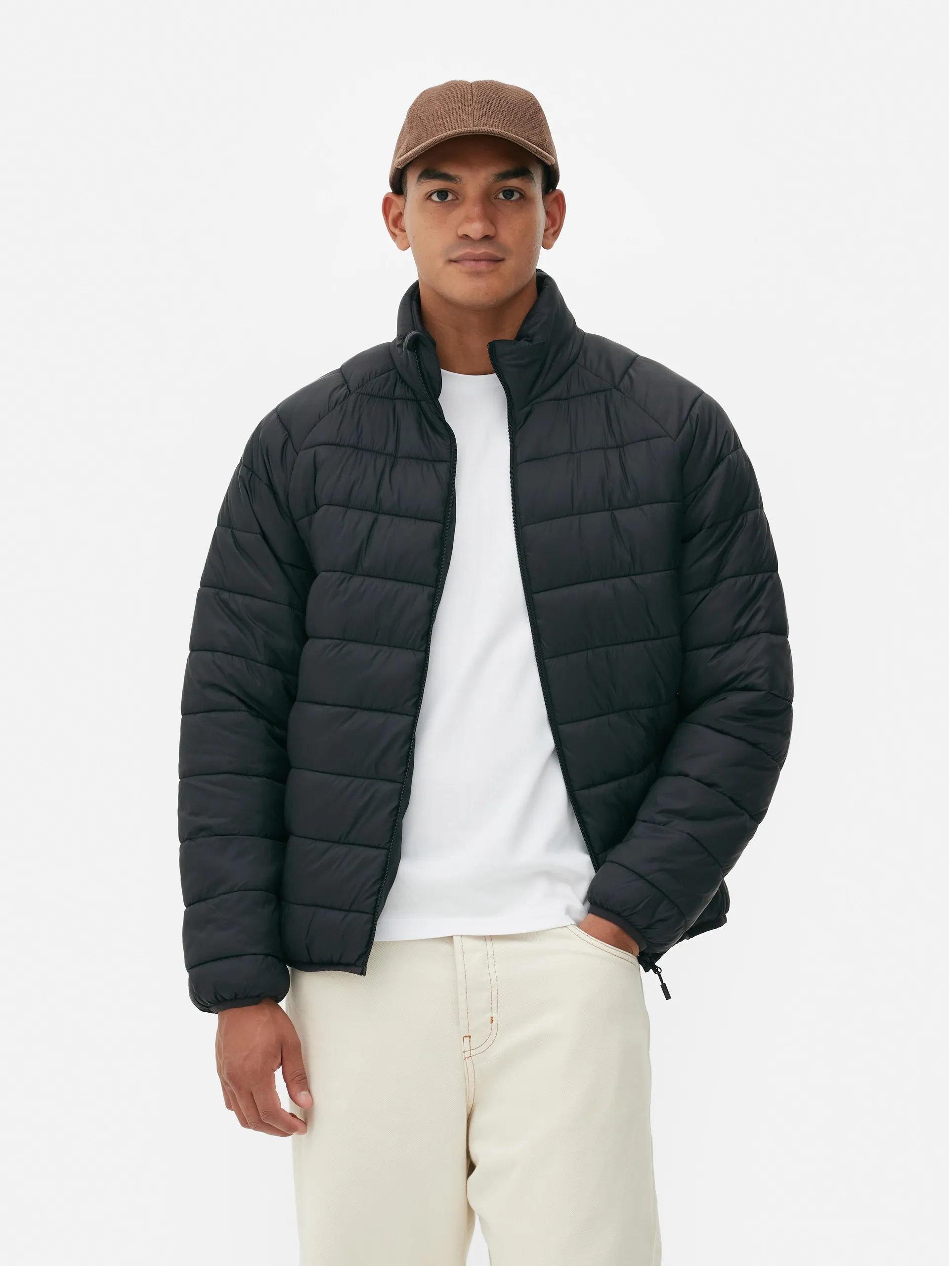 Funnel Neck Puffer Jacket