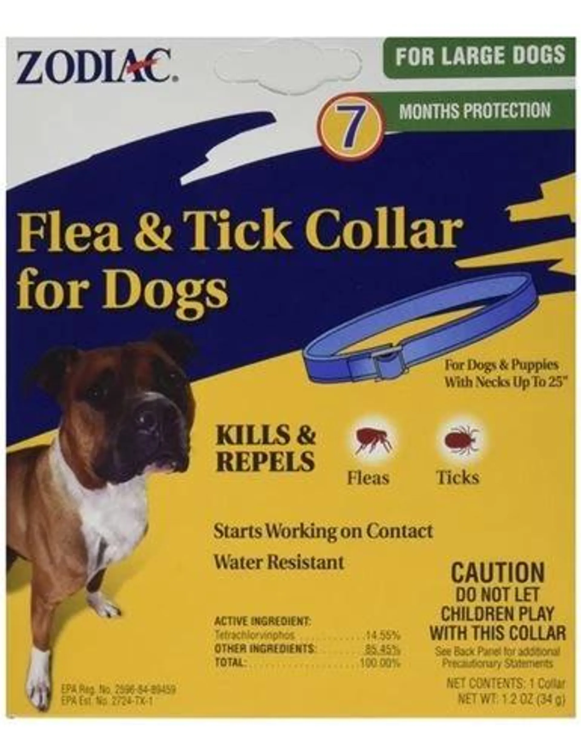 Zodiac Flea and Tick Collar for Large Dogs