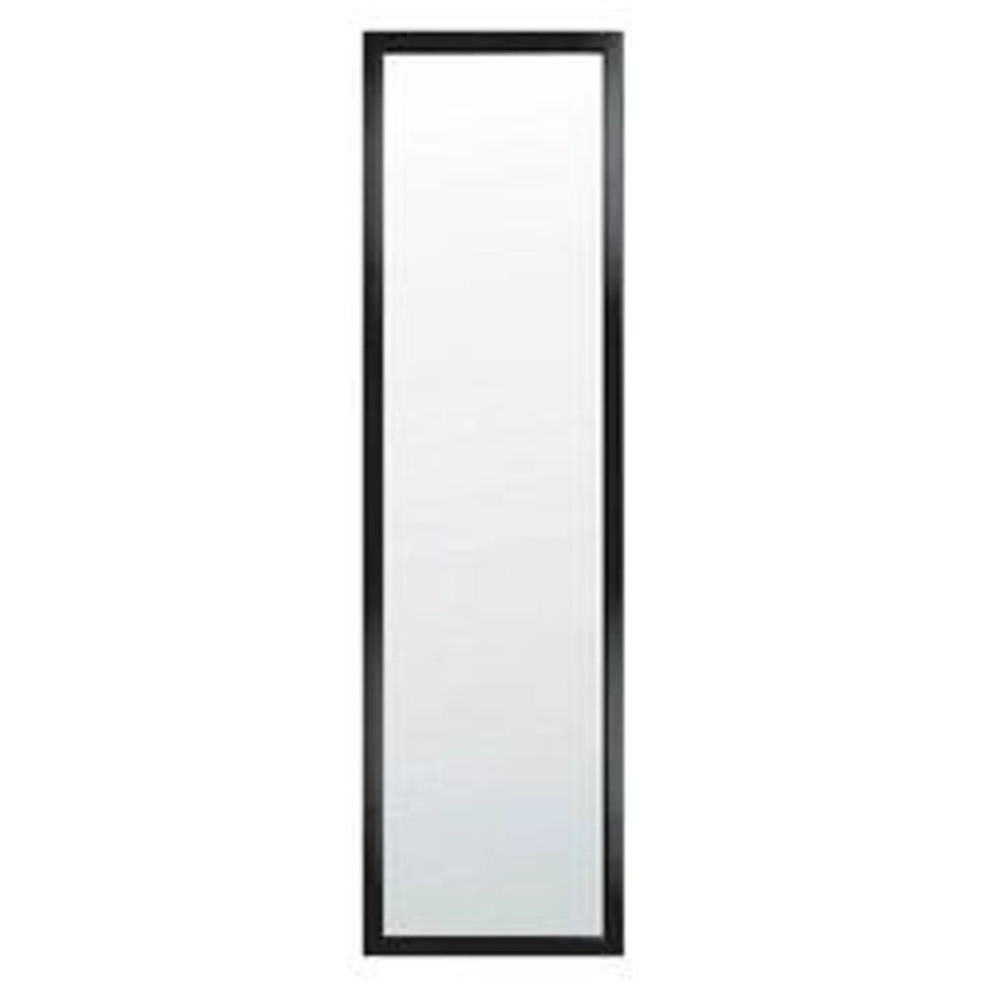 Columbia Frame 13-1/2"W x 49-1/4"H Black Full Length Framed Mirror