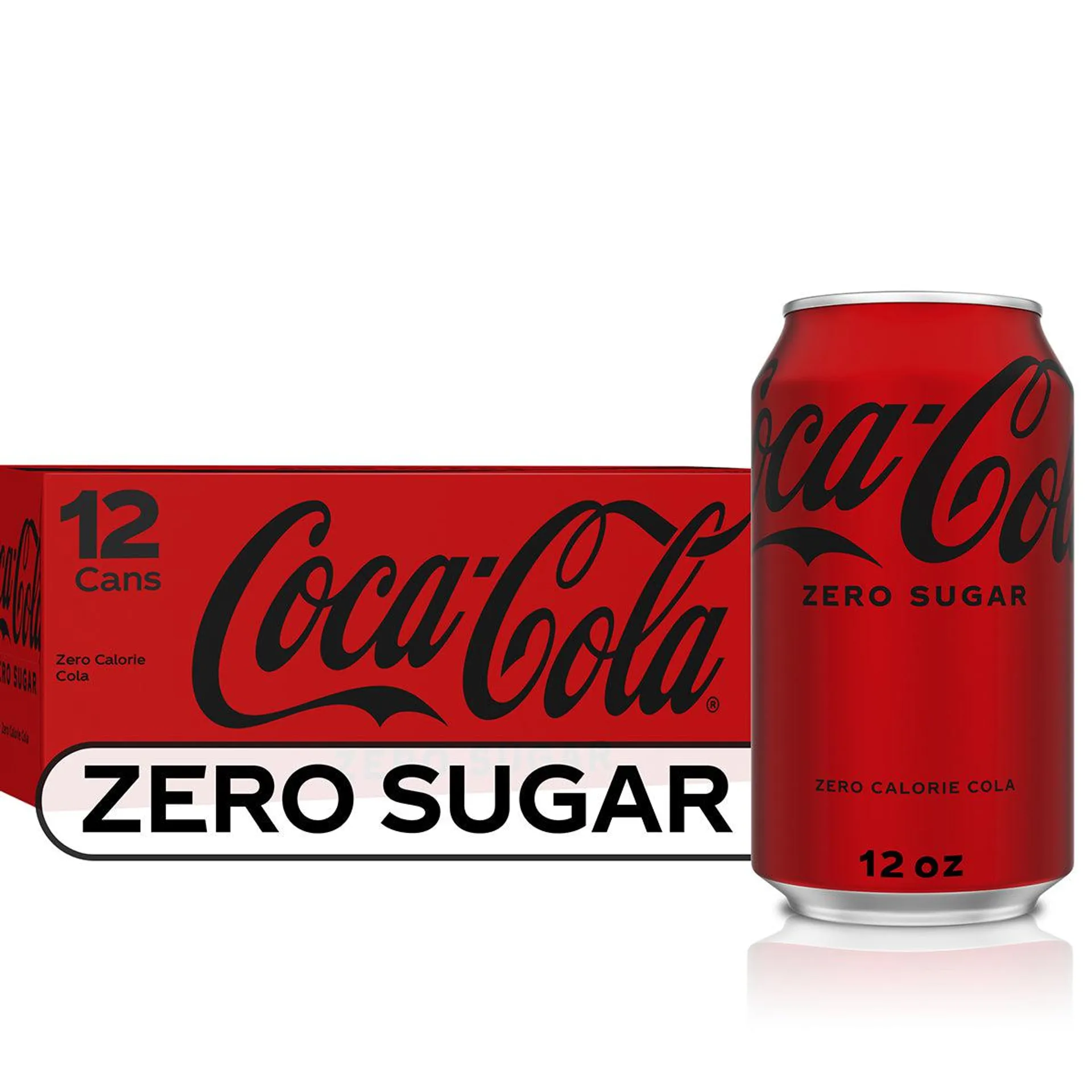 Coca Cola Zero Soda Cans 12PK