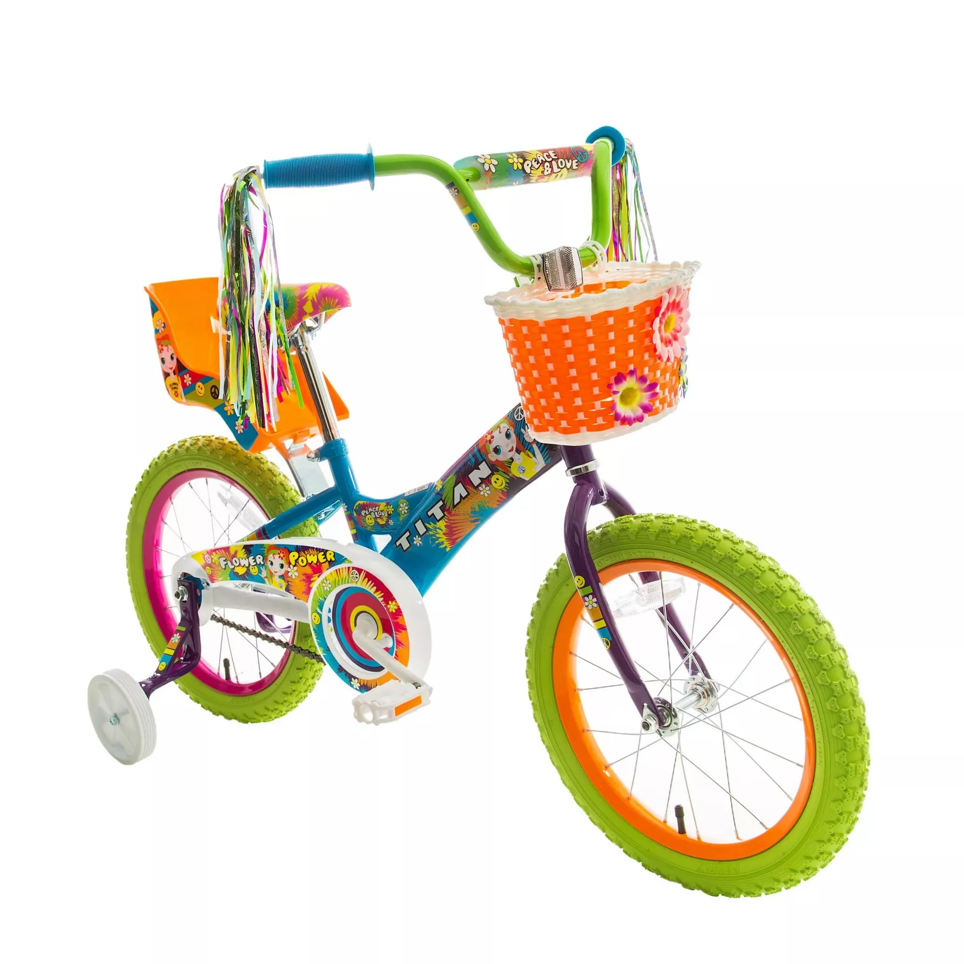 Titan Girls' 16" BMX Bike - Flower Power