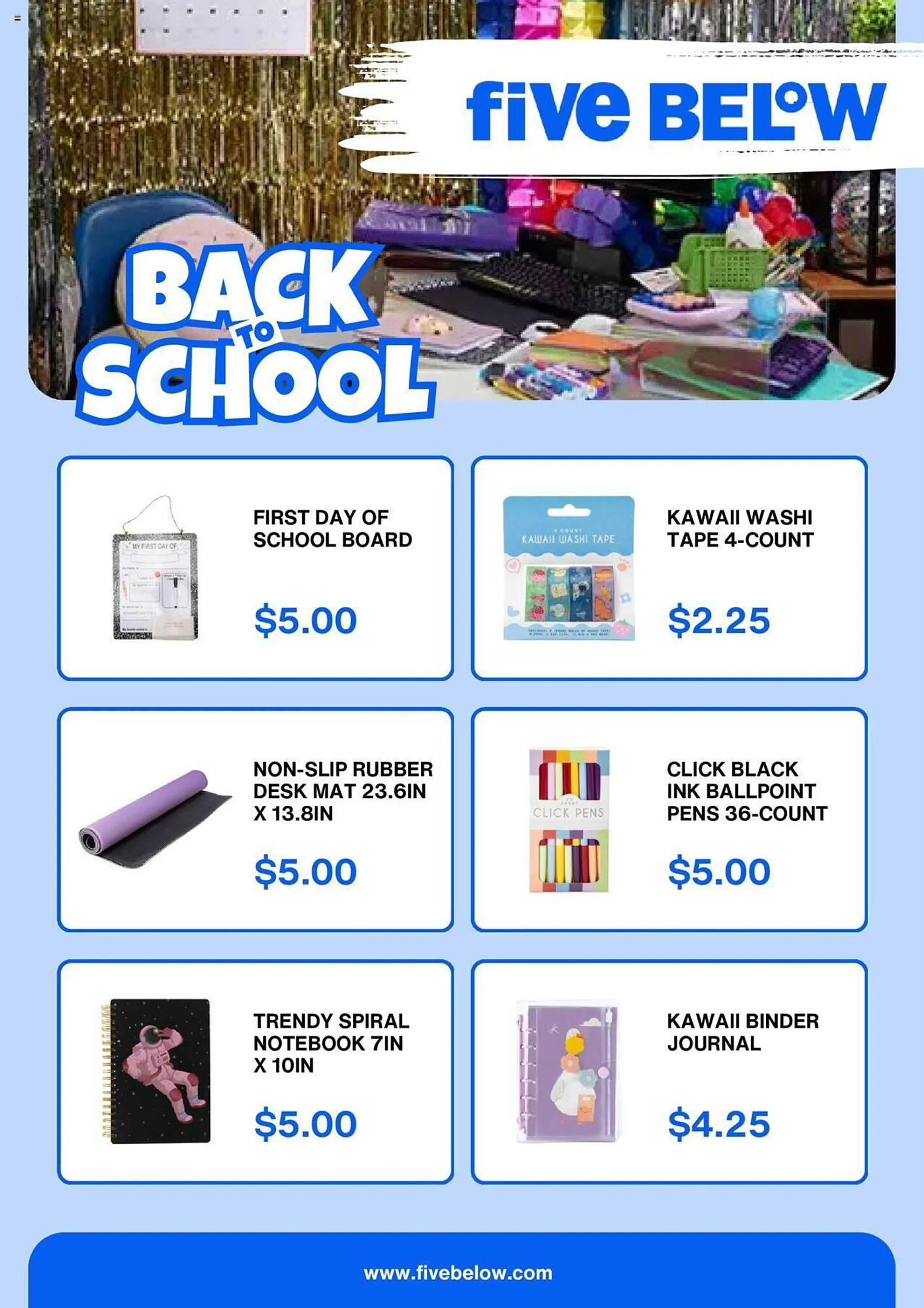 Weekly ad Five Below Weekly Ad from July 20 to August 2 2024 - Page 2