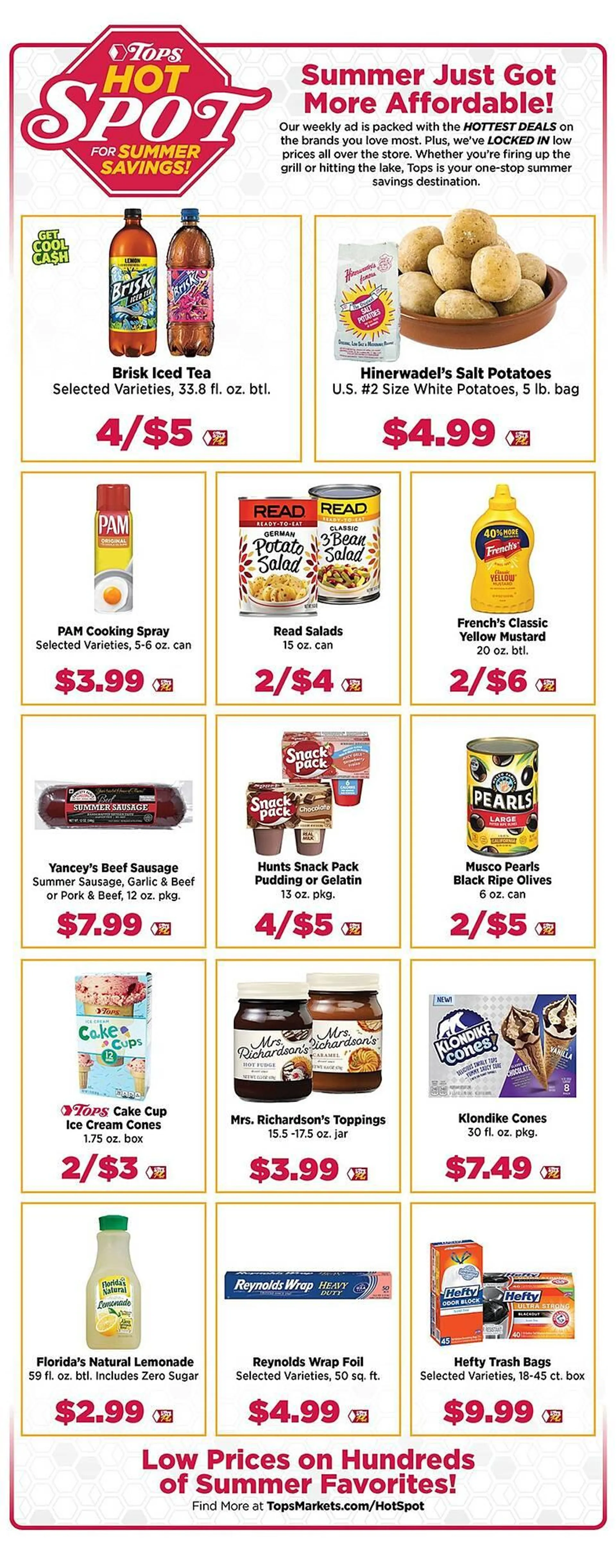 Weekly ad Tops Weekly Ad from July 27 to August 2 2025 - Page 1