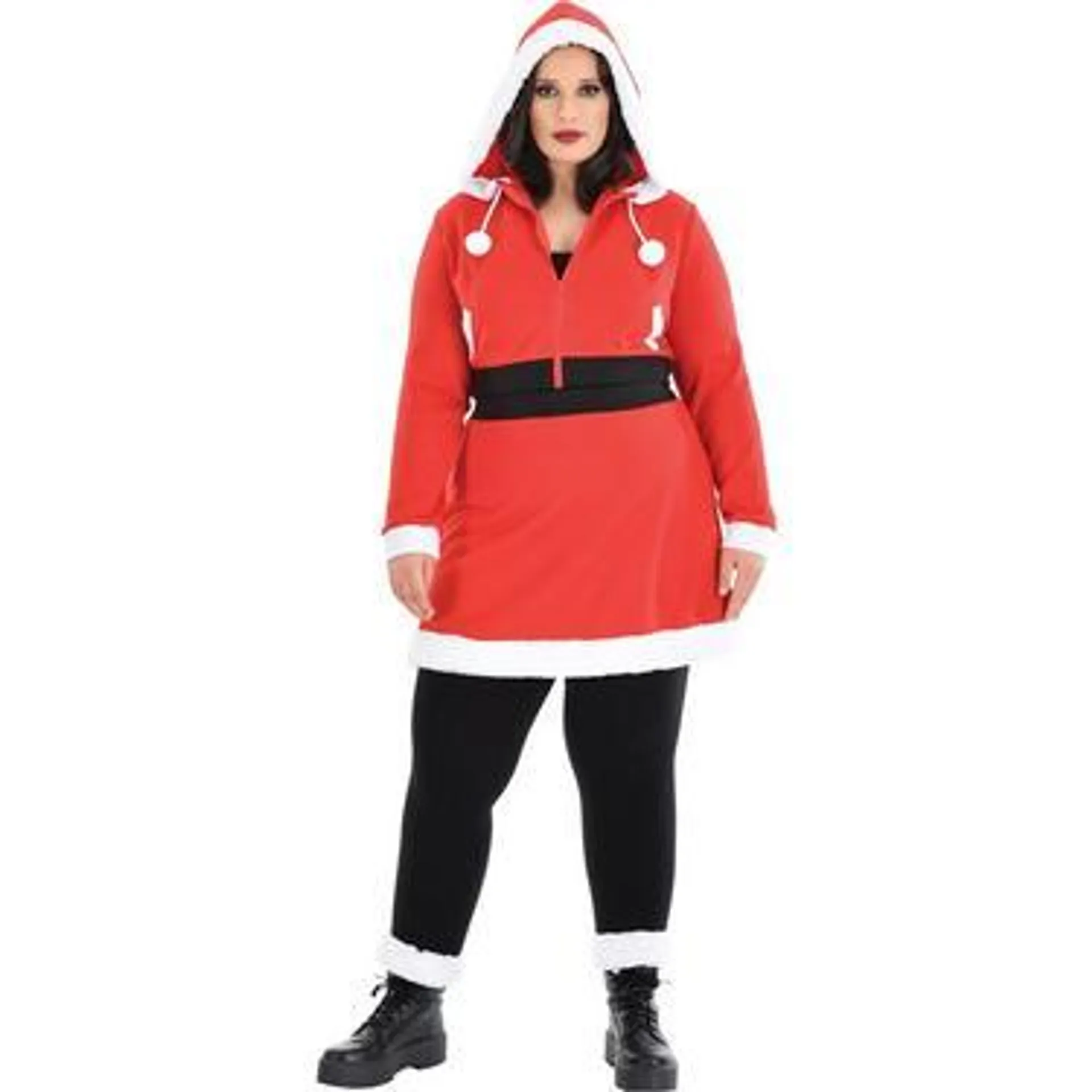 Adult Sassy Claus Plus Size Costume