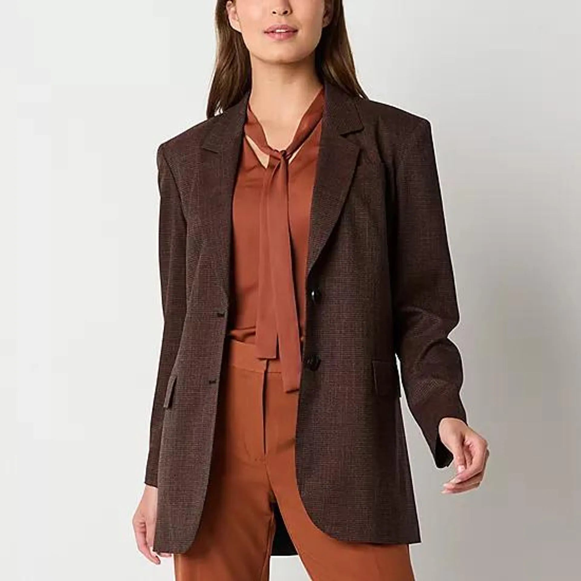 Worthington Womens Boxy Fit Blazer