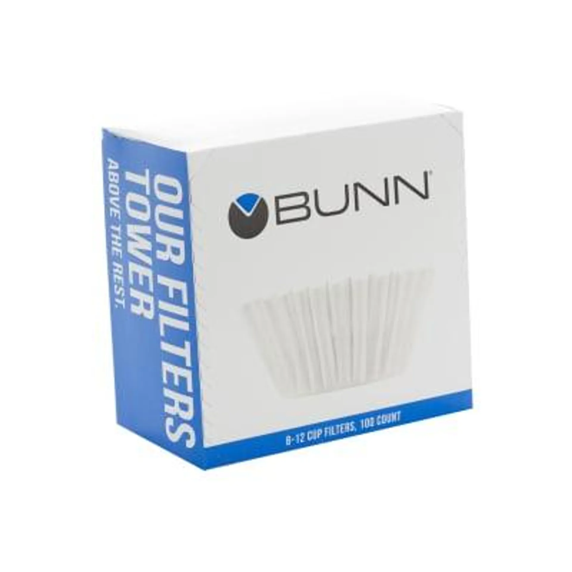 BUNN 8-12 Cup Coffee & Tea Filters - 100 ct