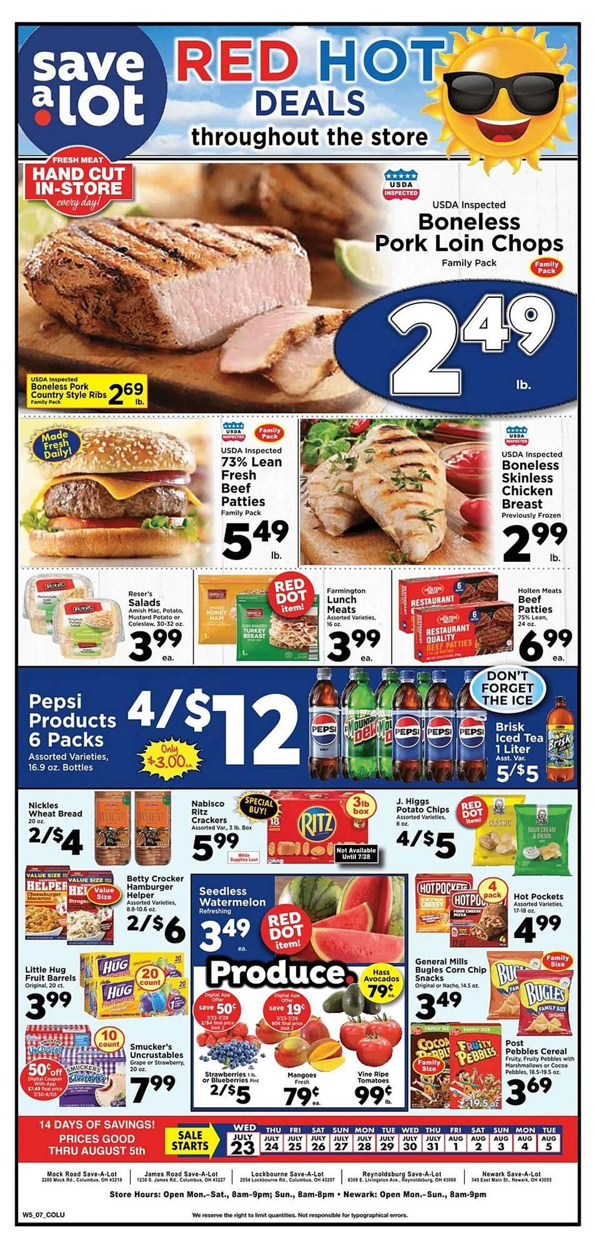 Weekly ad Save a Lot Weekly Ad from July 23 to August 5 2025 - Page 1