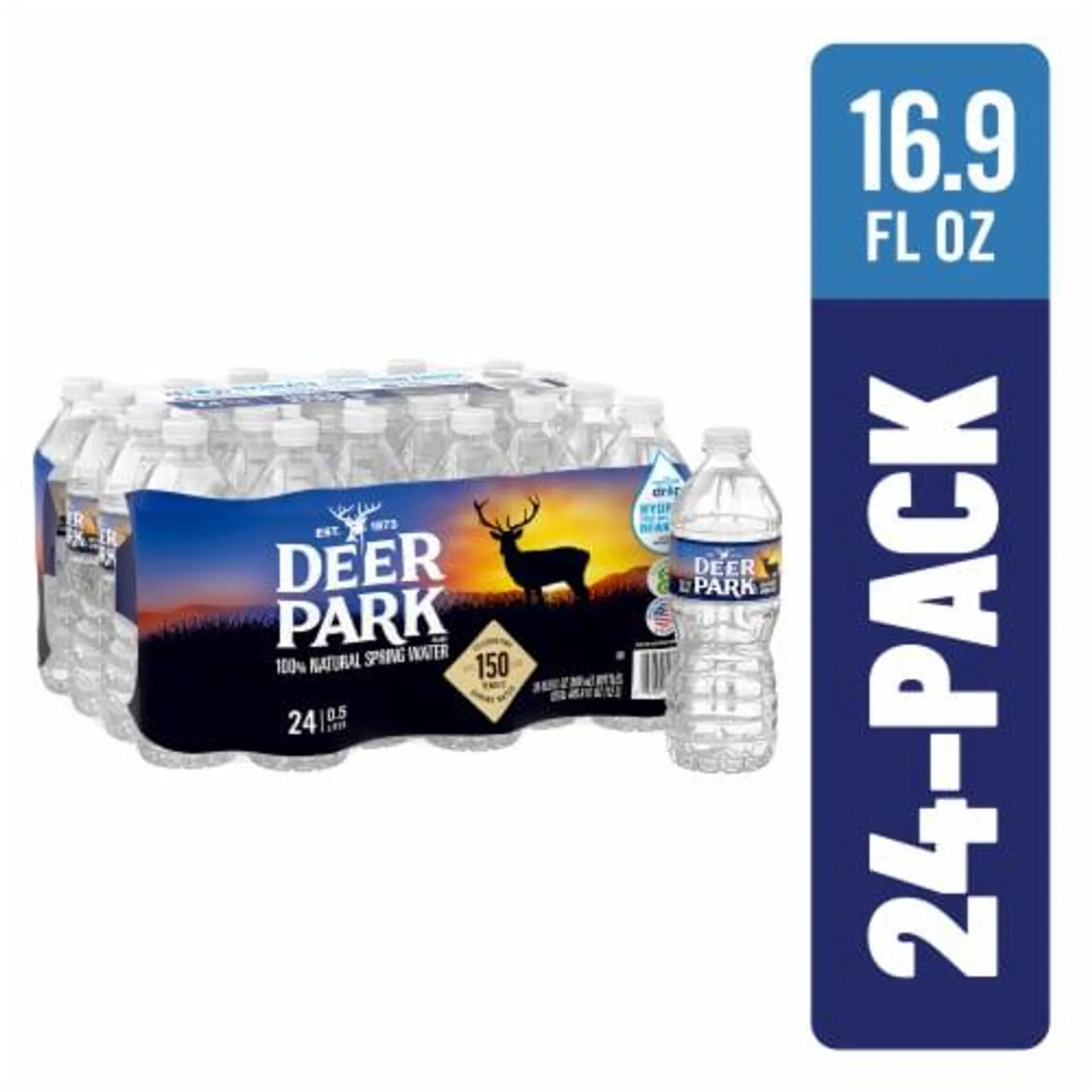 Deer Park 100% Natural Spring Water Bottle