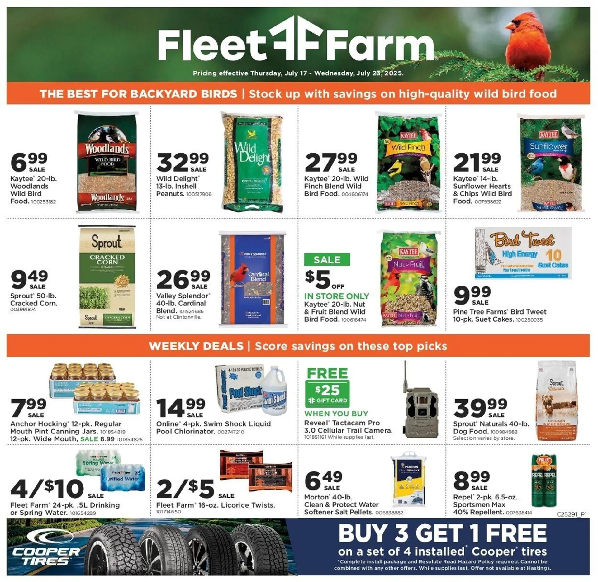 Weekly ad Mills Fleet Farm from July 17 to July 23 2025 - Page 1