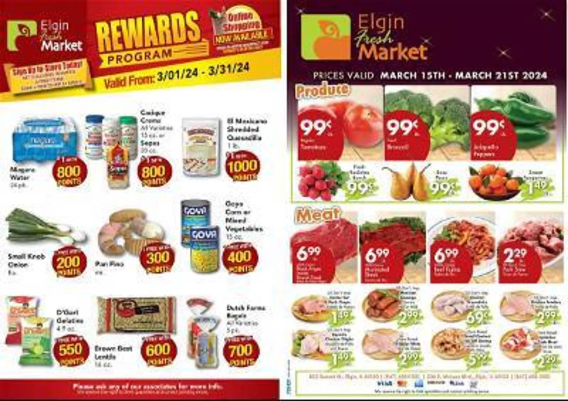 Weekly ad Elgin Fresh Market Weekly Ad from March 15 to March 21 2024 - Page 