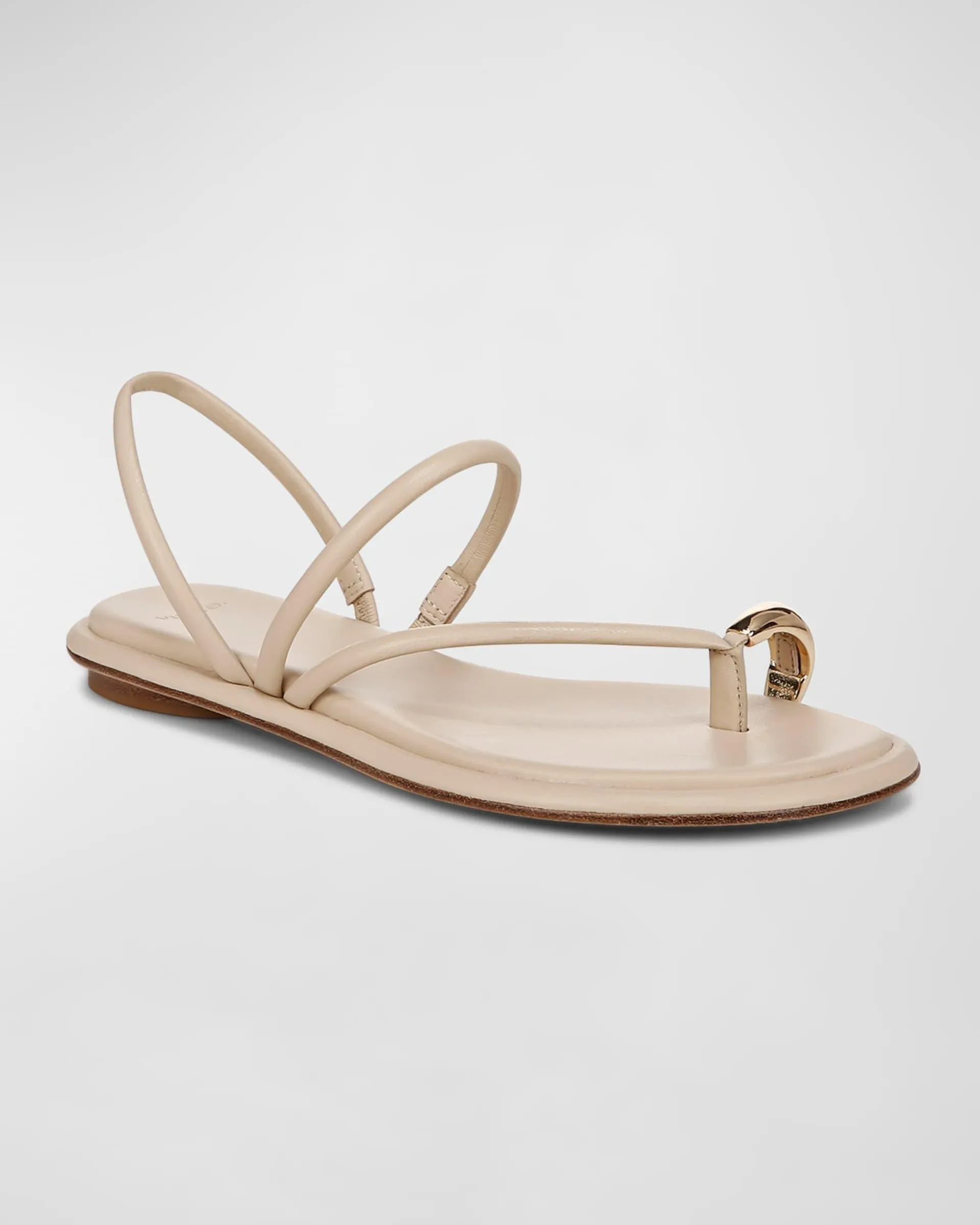 Lucila Tubular Toe-Ring Flat Sandals