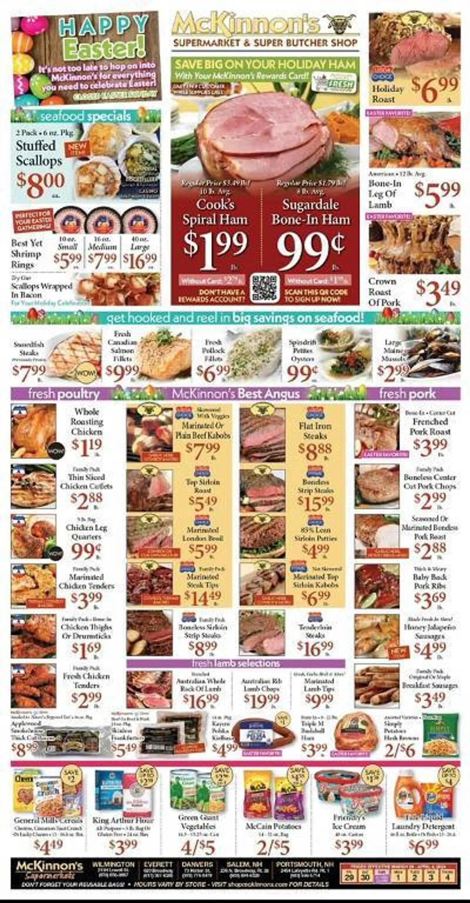 Weekly ad McKinnon's Supermarkets Weekly Ad from March 29 to April 4 2024 - Page 