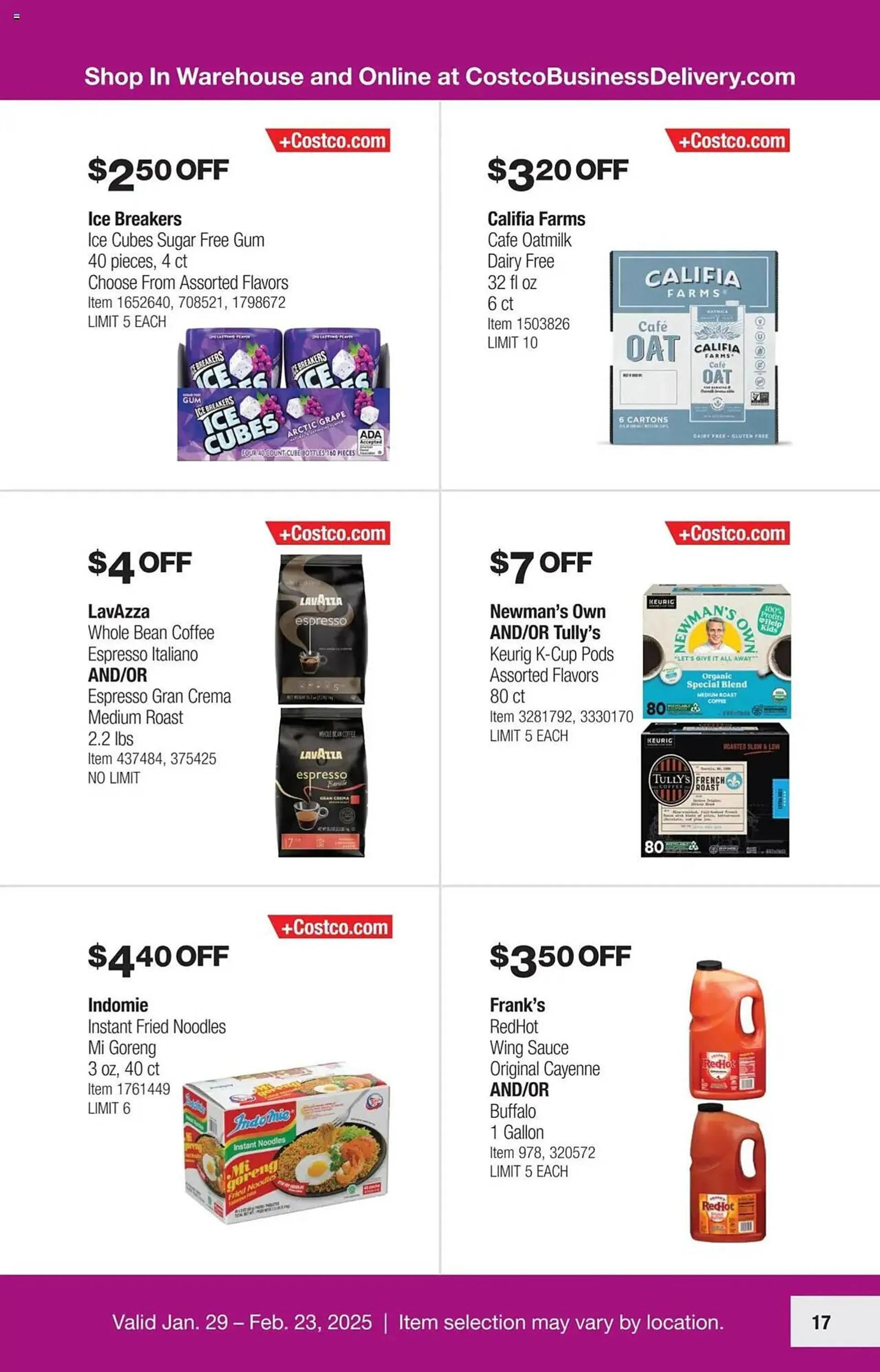 Catálogo de Costco Weekly Ad 29 de enero al 23 de febrero 2025 - Página 17