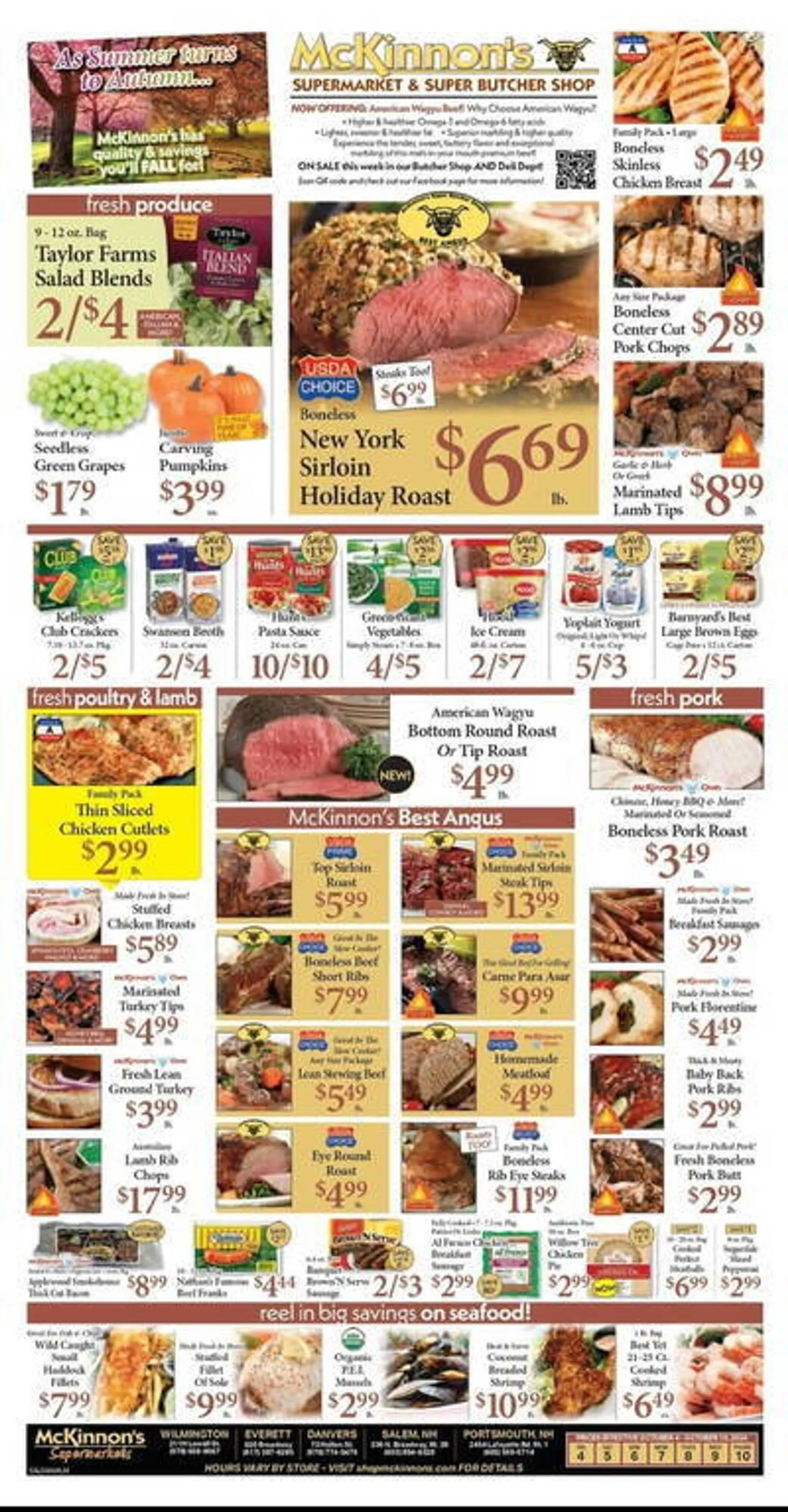 McKinnons Supermarkets Weekly Ad - 1