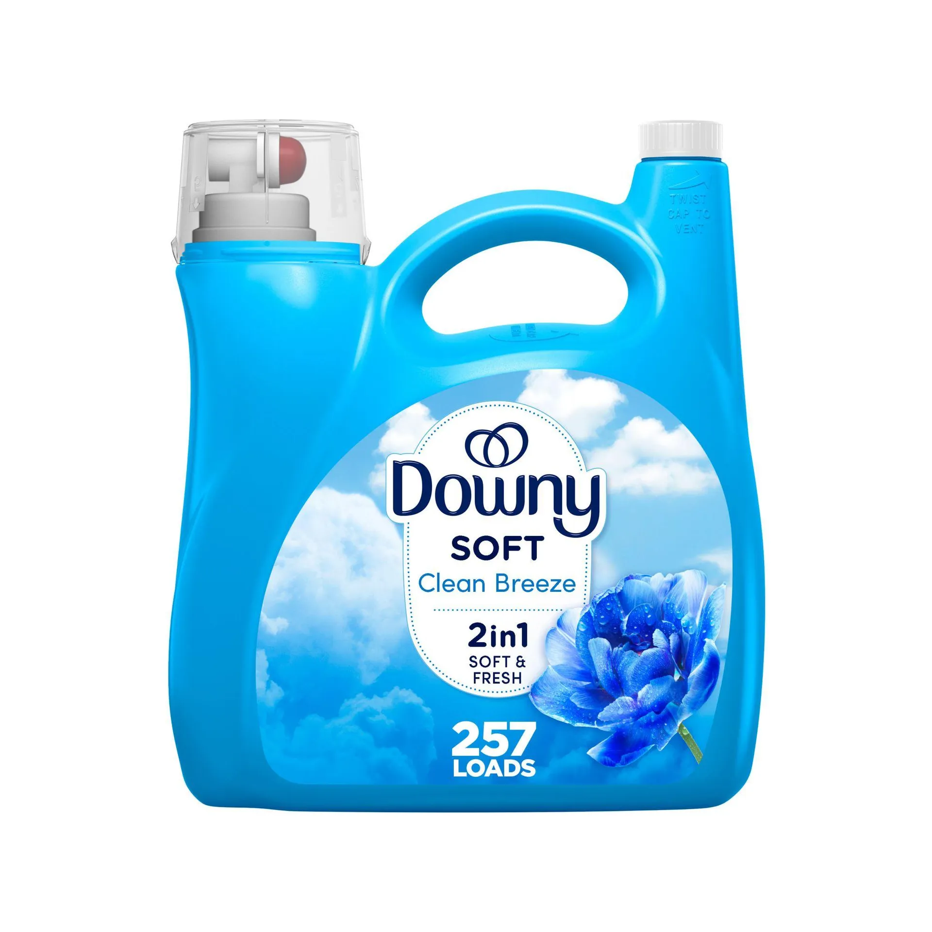 Downy Ultra Concentrated Liquid Fabric Softener and Conditioner, 150 fl. oz. - Clean Breeze