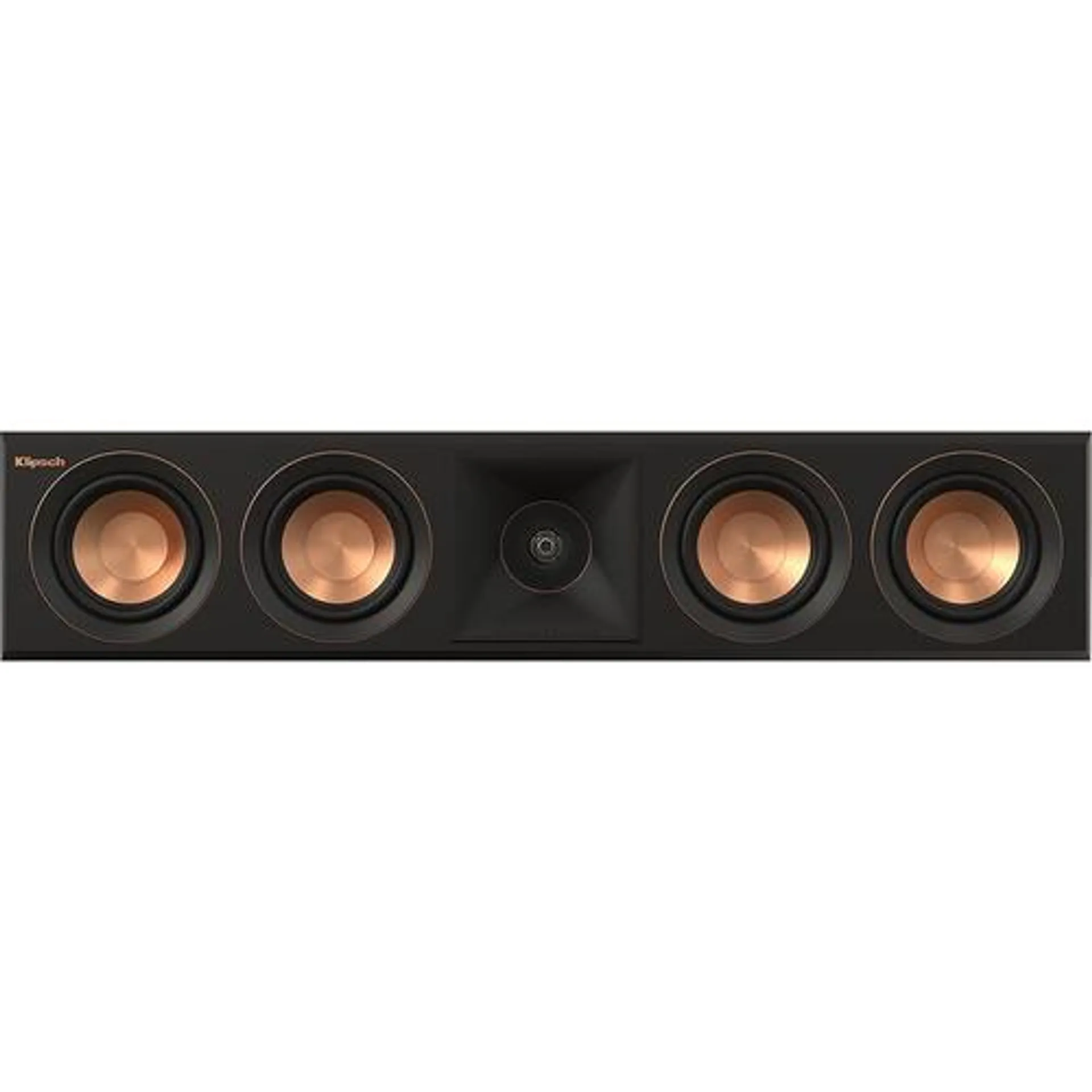 Klipsch RP-404C II Speaker: Enhanced Tweeter for Crystal-Clear Dialogue - Ebony