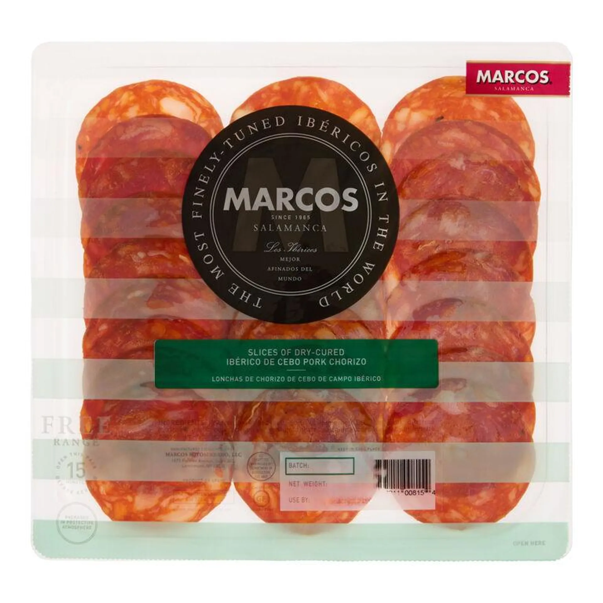 Marcos Salamanca Free Range Sliced Iberico Chorizo