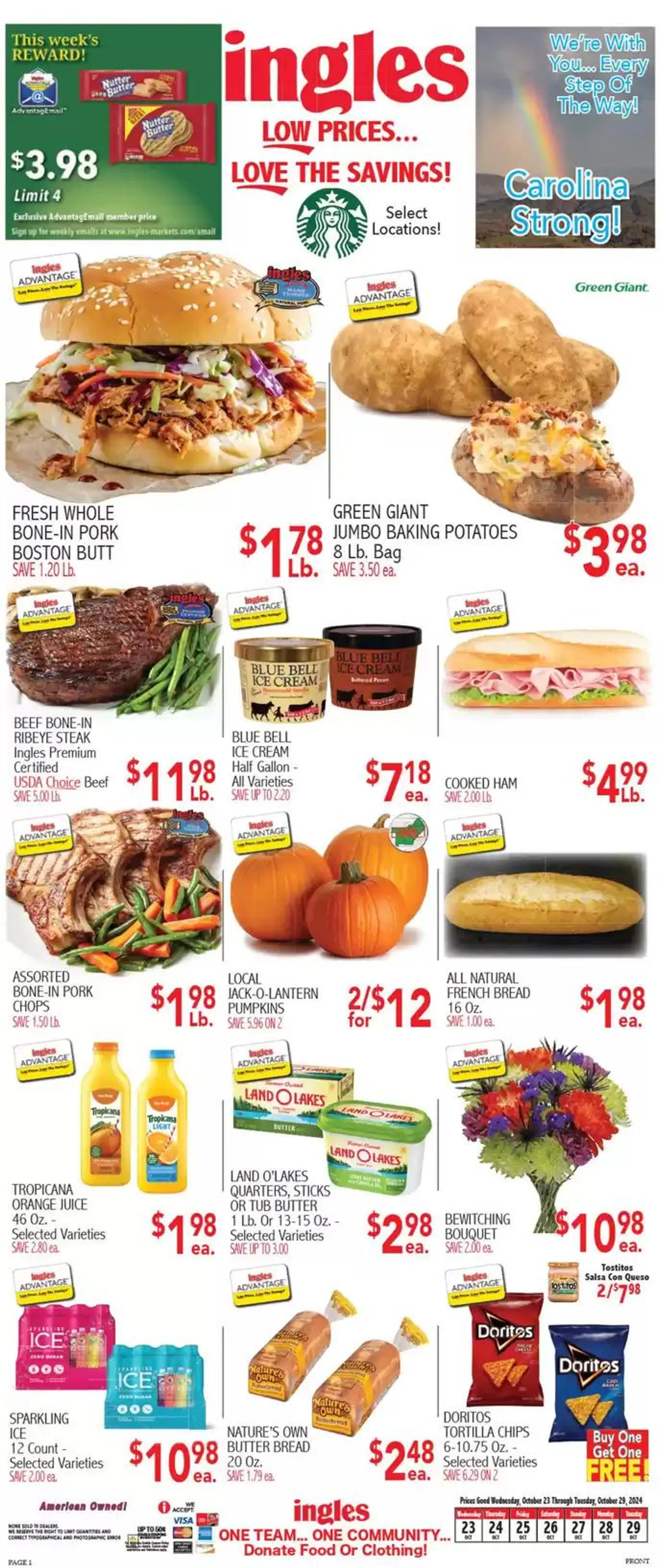 Weekly ad Ingles Markets weekly ad from October 23 to November 6 2024 - Page 1