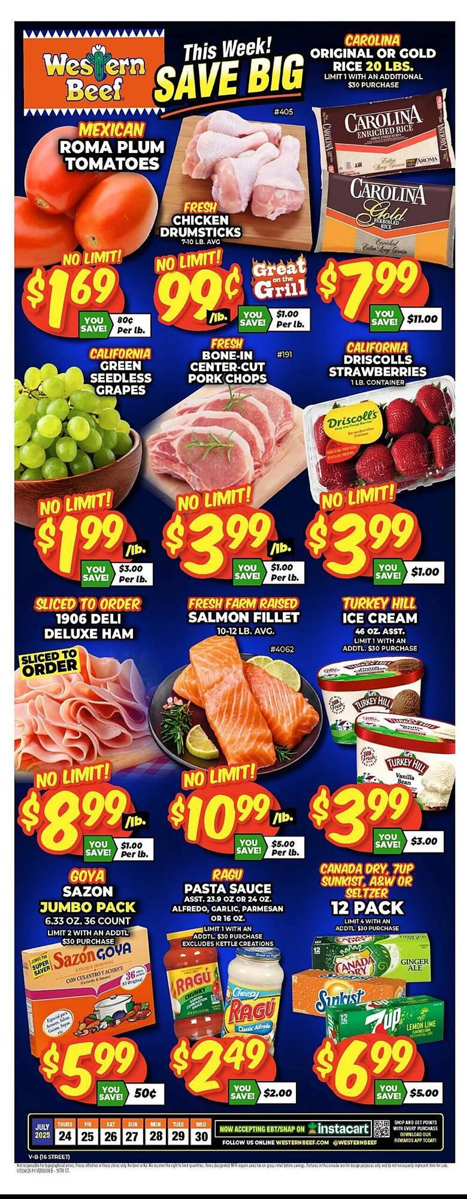 Weekly ad Western Beef Weekly Ad from July 24 to July 30 2025 - Page 1