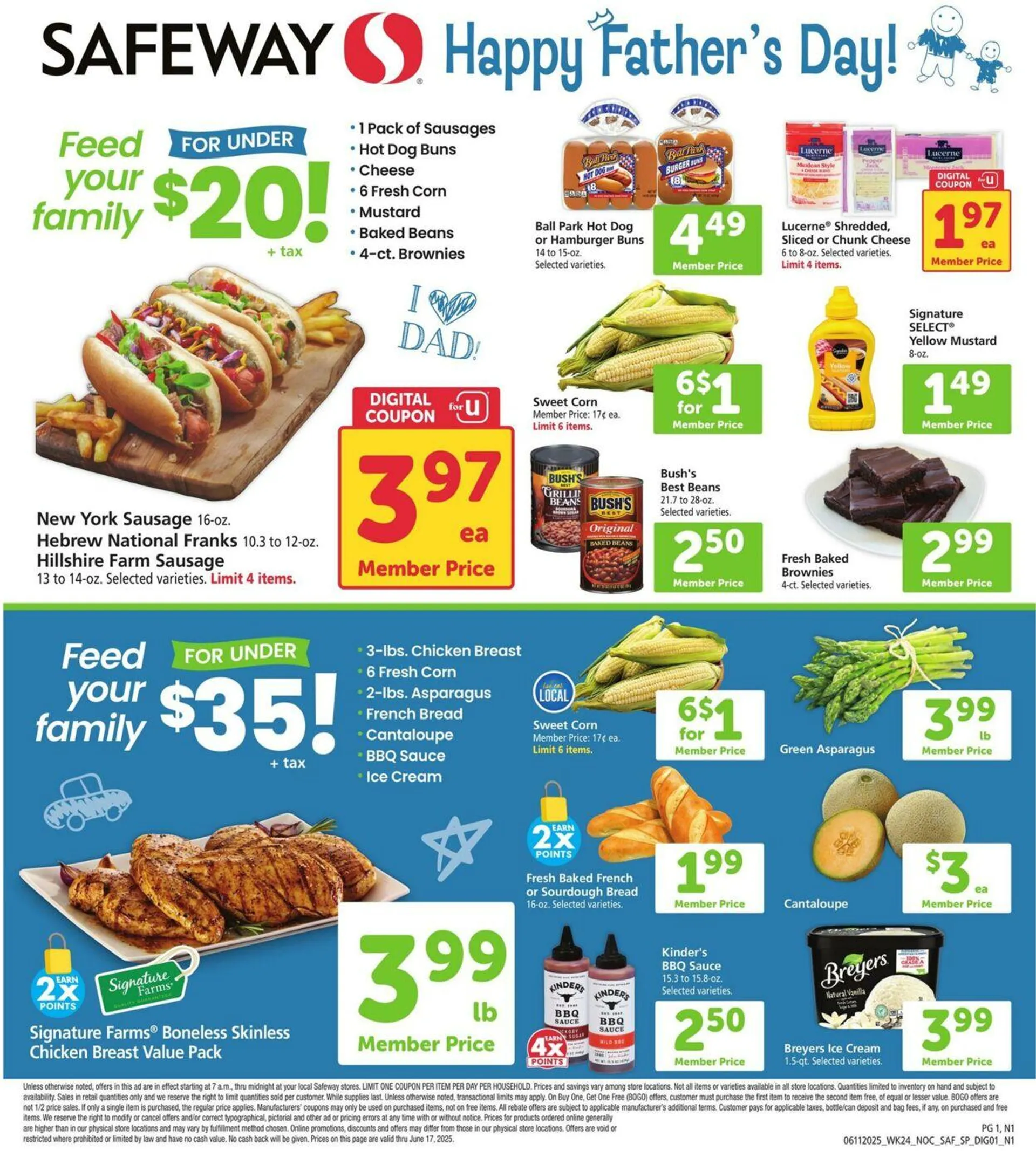 Weekly ad Safeway Current weekly ad from June 11 to June 17 2025 - Page 1