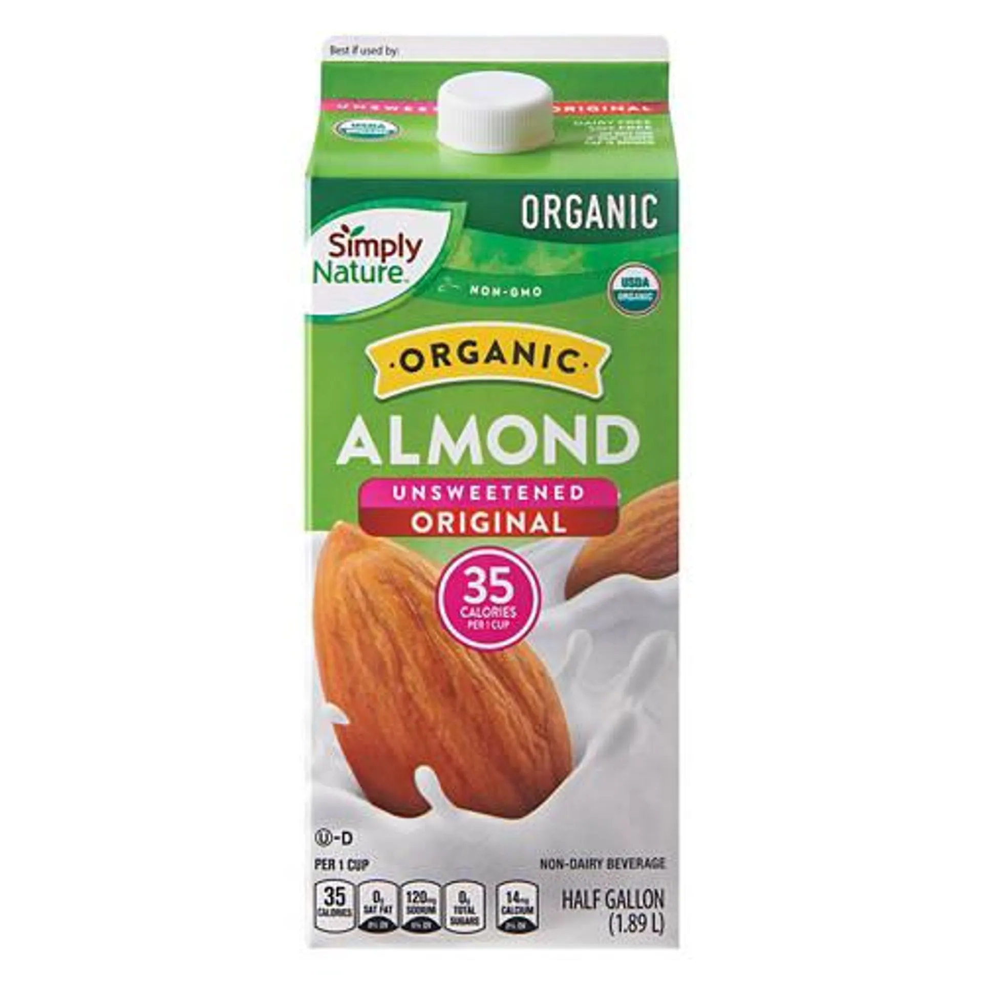 Organic Original Unsweetened Almondmilk, 0.5 gal