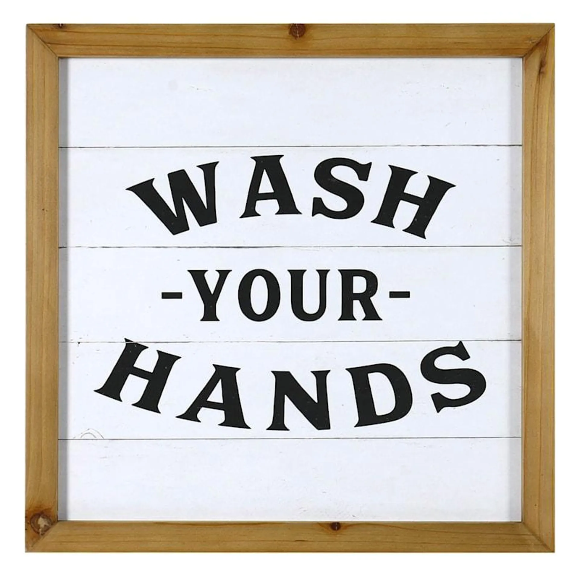 Wash Your Hands Wall Sign, 17"