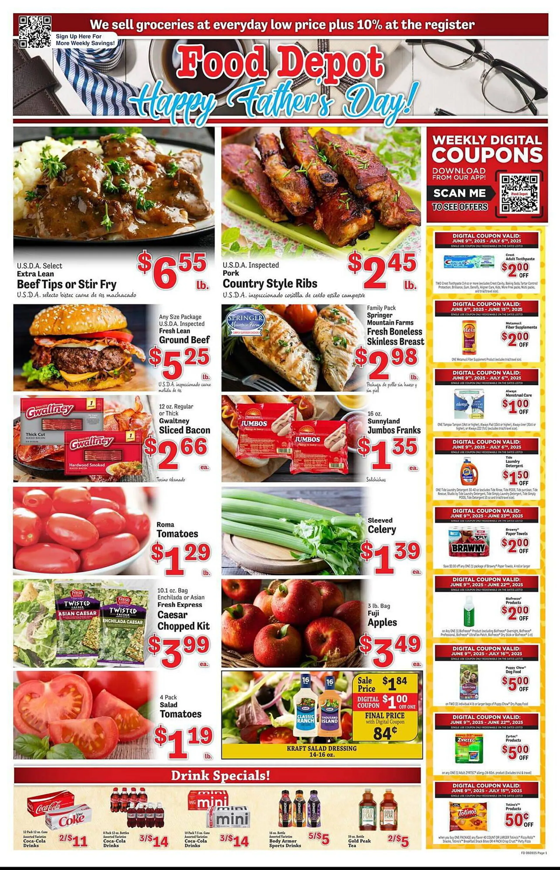 Weekly ad Food Depot Weekly Ad from June 9 to June 15 2025 - Page 1