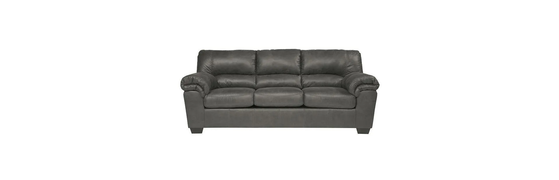 Bladen Slate Faux Leather Full Sleeper Sofa