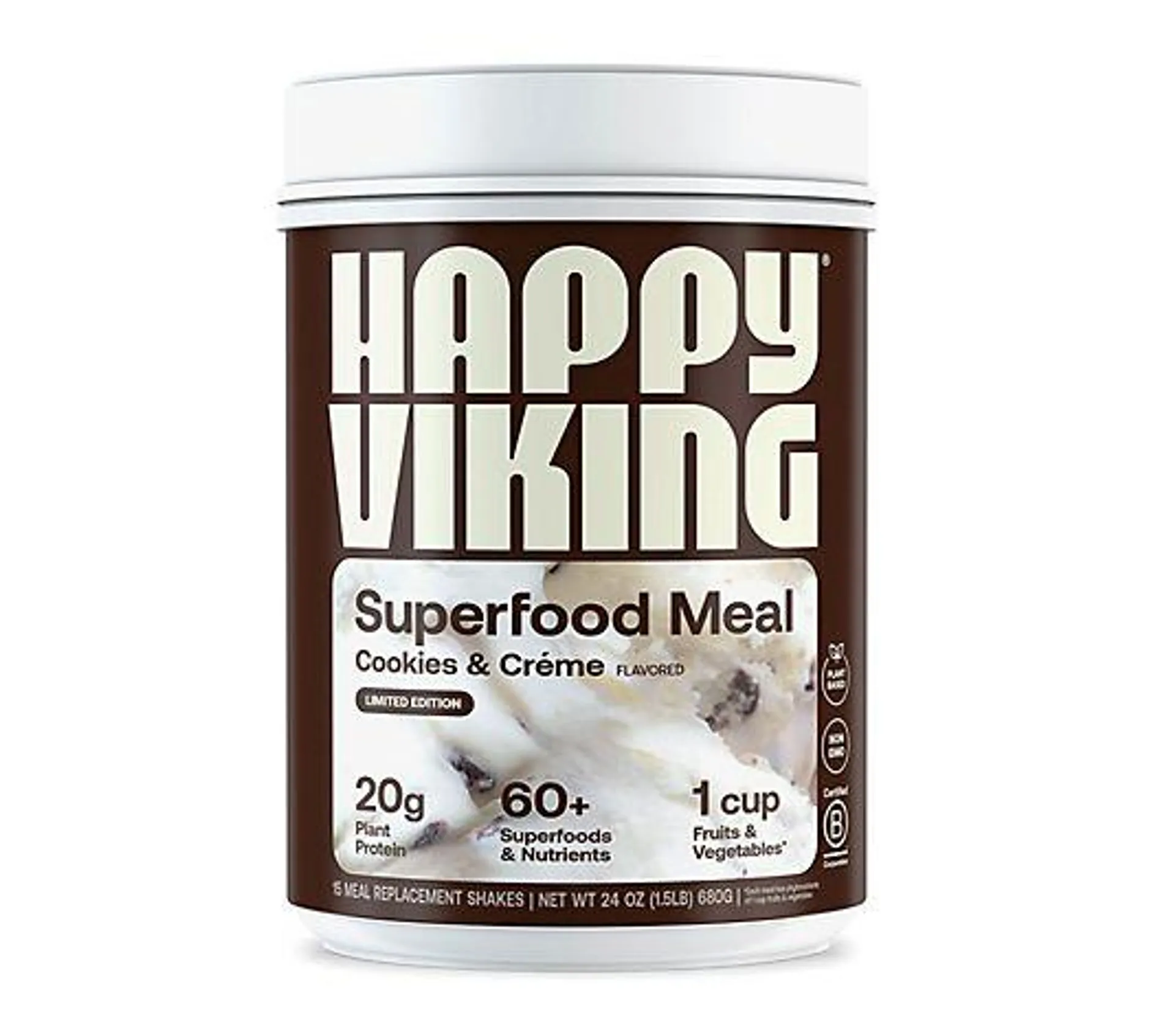 Happy Viking Plant Protein Superfood Meal Powder 15 Servings