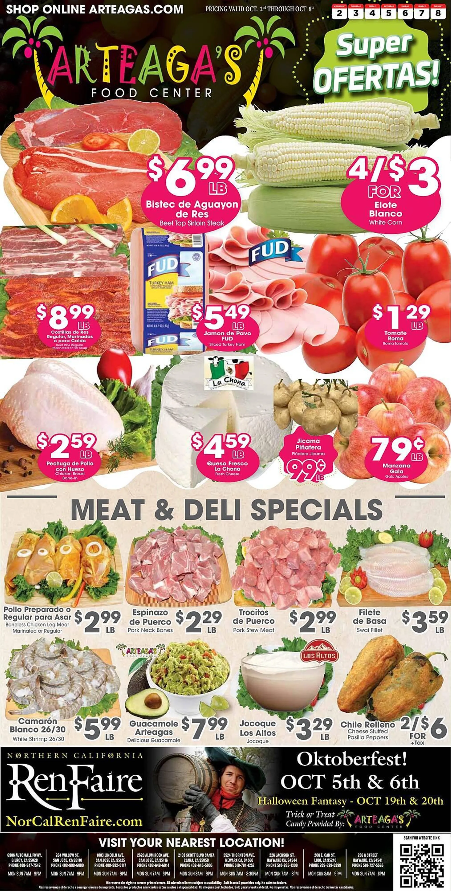 Arteagas Food Center Weekly Ad - 1