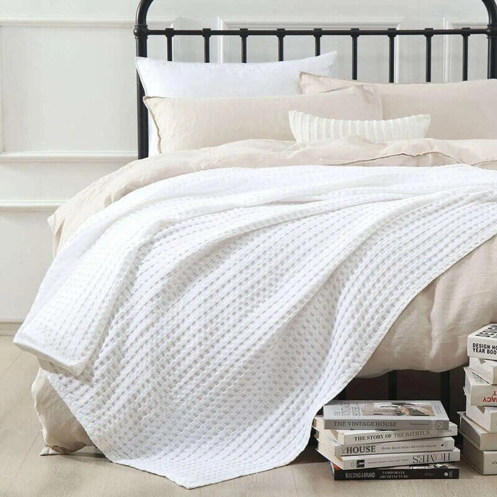 Egyptian Linens - Bamboo Waffle Blanket/Throw